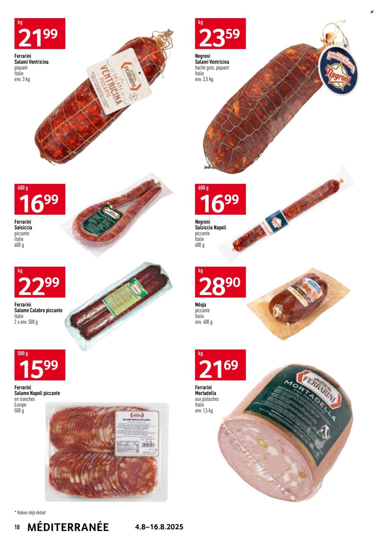 PRODEGA Prospekt - Méditerranée (2025-08-04 - 2025-08-16)
