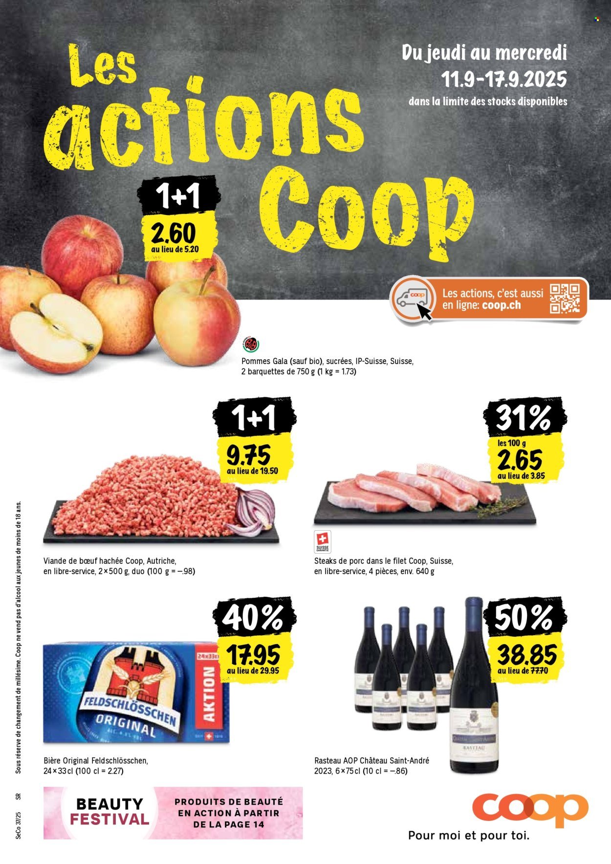 COOP Prospekt - Les actions Coop (2025-09-11 - 2025-09-17) | 1