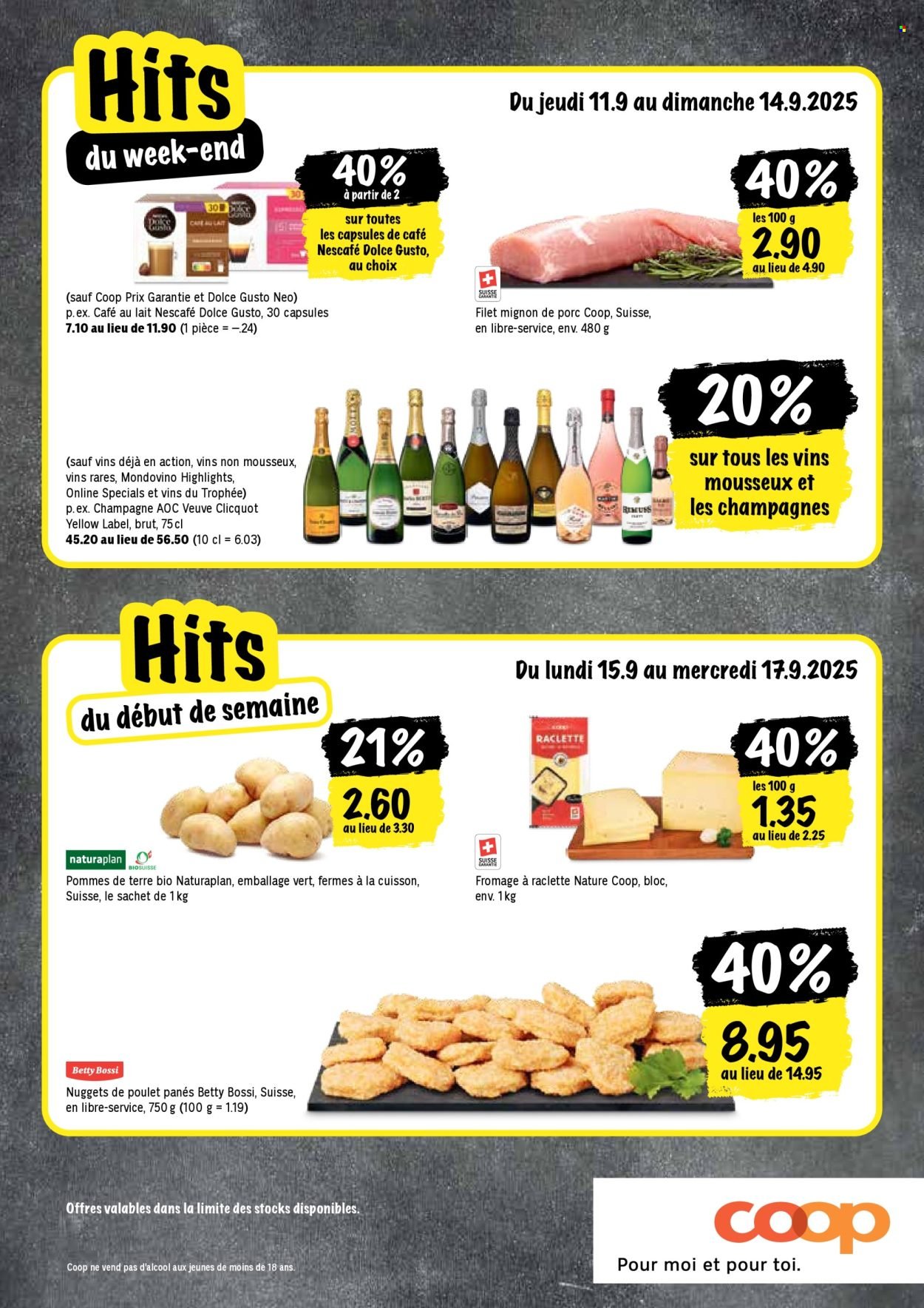 COOP Prospekt - Les actions Coop (2025-09-11 - 2025-09-17)