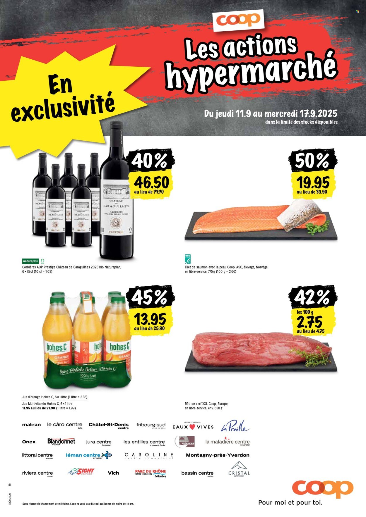 COOP Prospekt - Les actions Coop (2025-09-11 - 2025-09-17)
