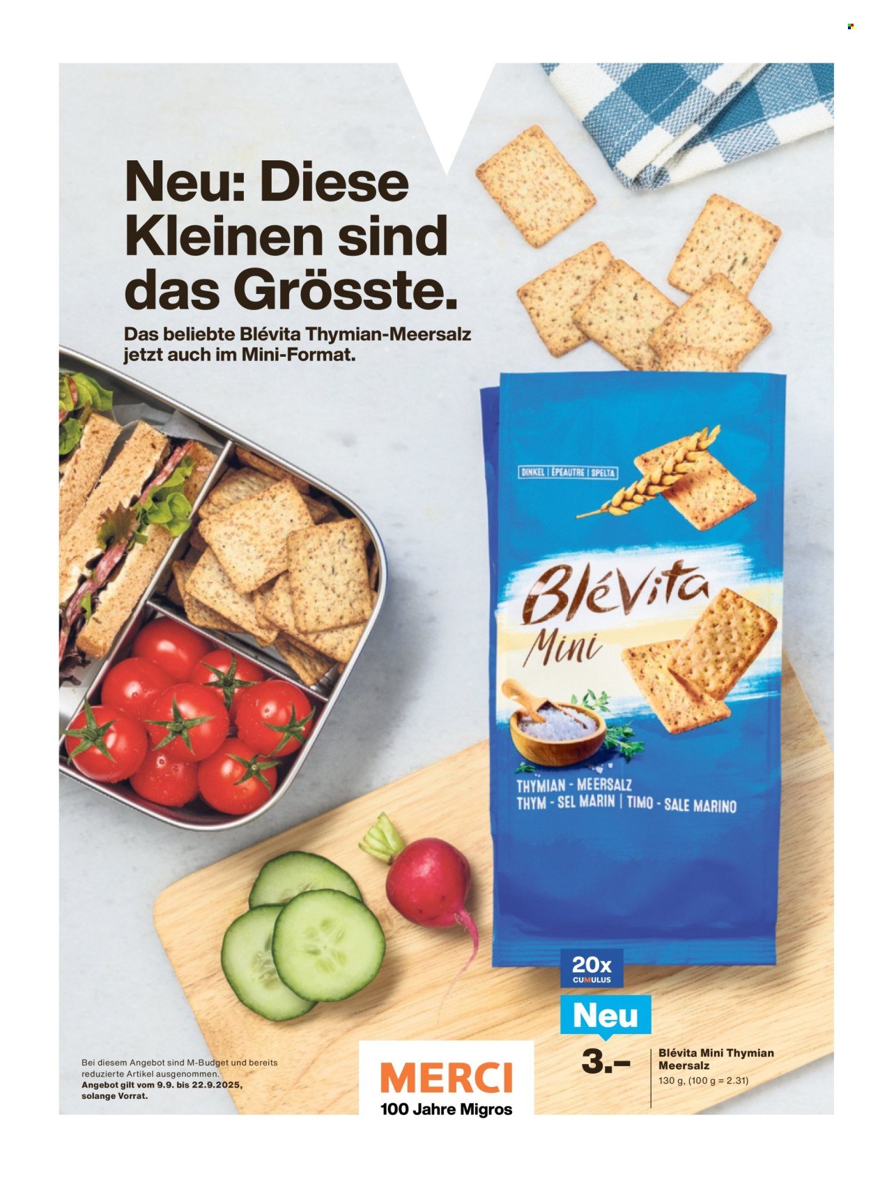 MIGROS Prospekt - Vom 9.9.2025 (2025-09-09 - 2025-09-15)