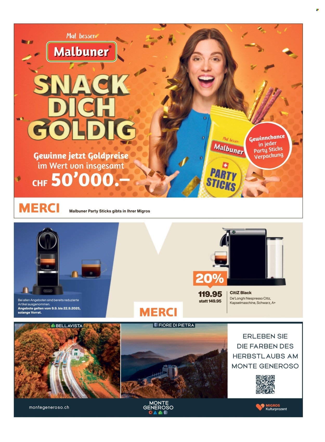 MIGROS Prospekt - Vom 9.9.2025 (2025-09-09 - 2025-09-15)