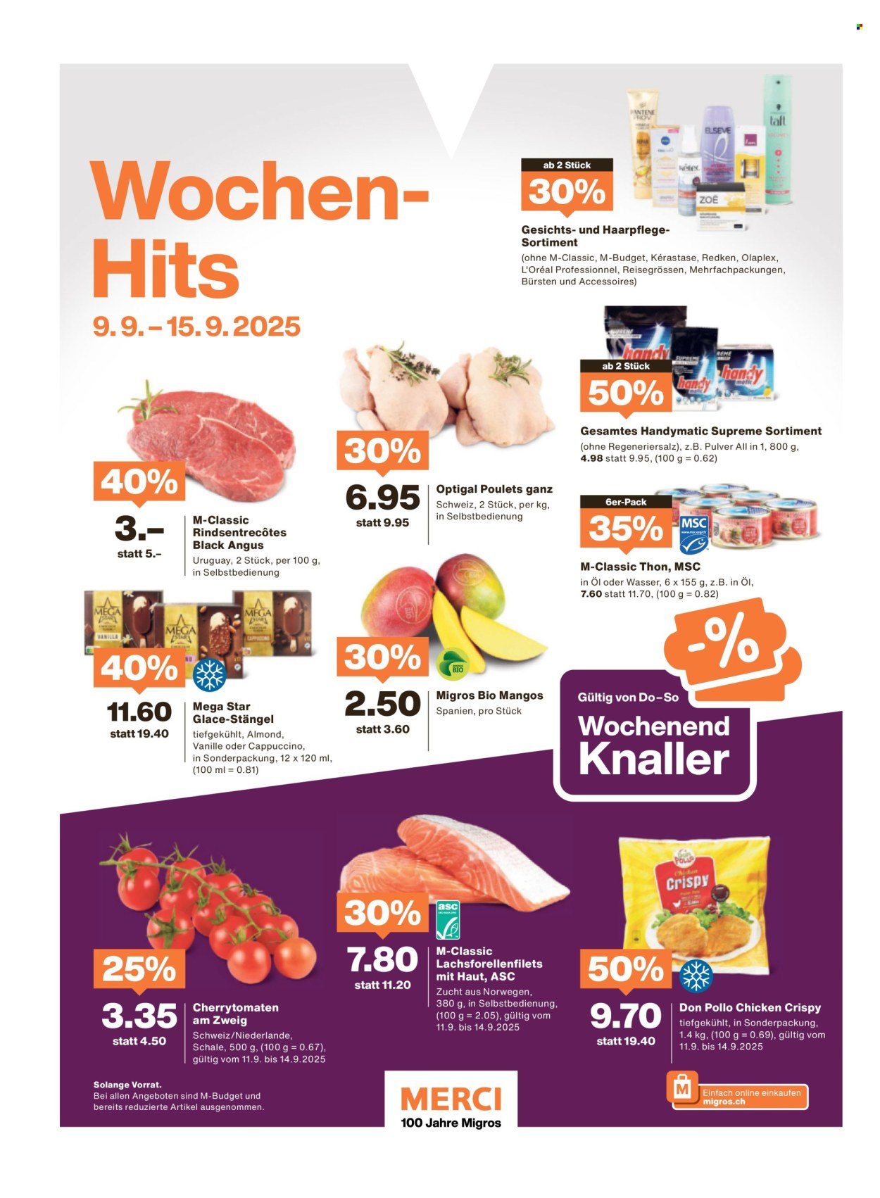 MIGROS Prospekt - Vom 9.9.2025 (2025-09-09 - 2025-09-15)