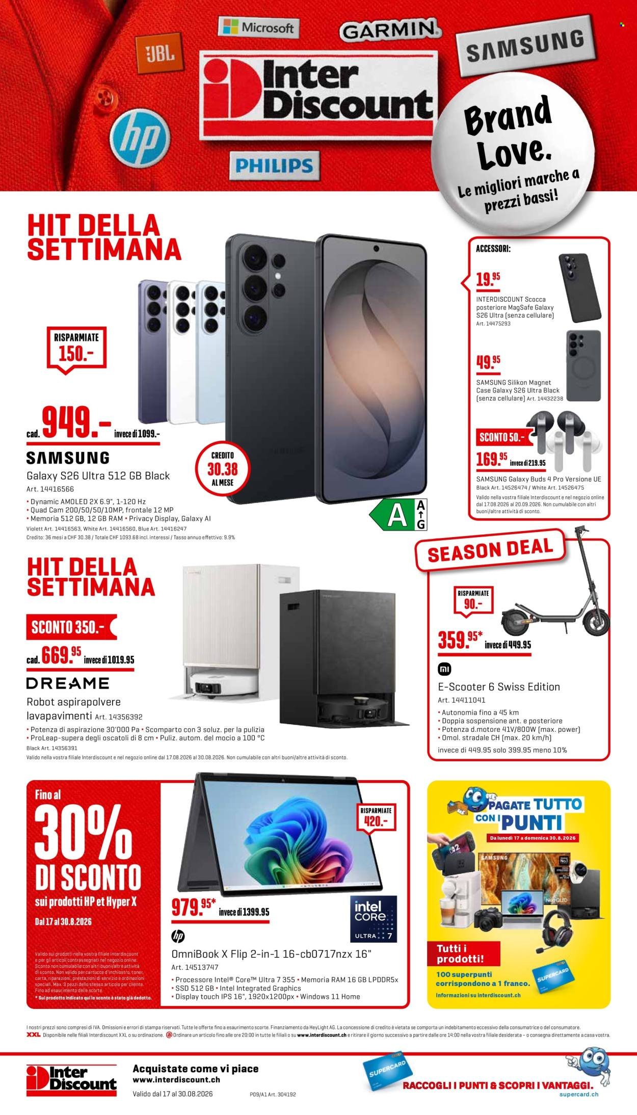 INTERDISCOUNT Prospekt - Vom 17.8.2026
