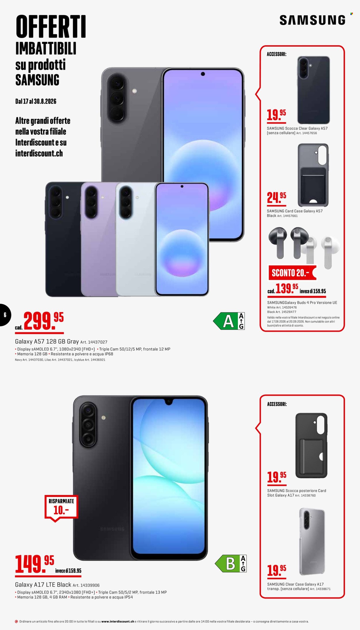 INTERDISCOUNT Prospekt - Vom 17.8.2026