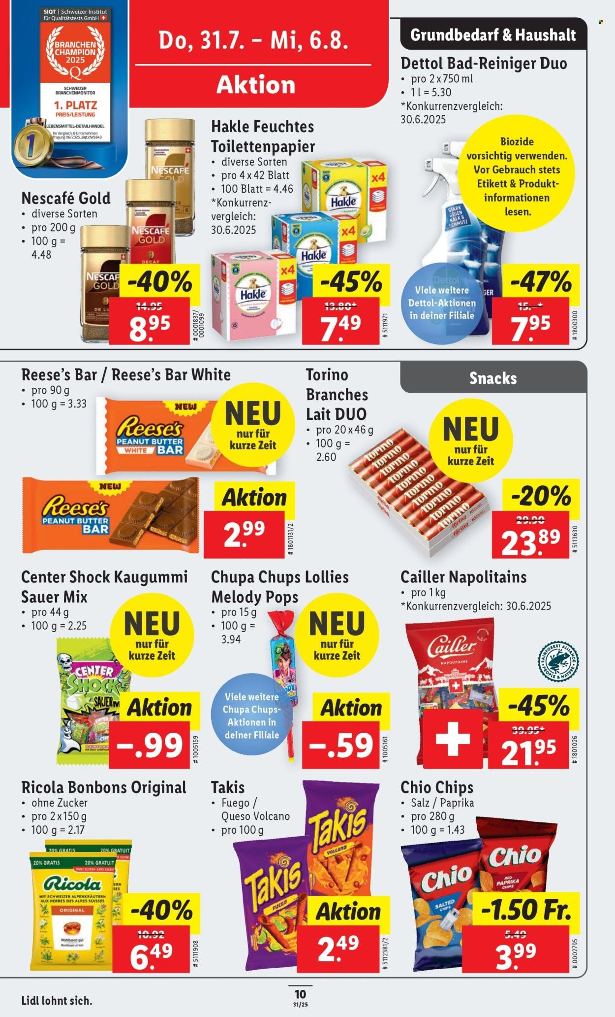 LIDL Prospekt - KW 31 (2025-07-31 - 2025-08-06)