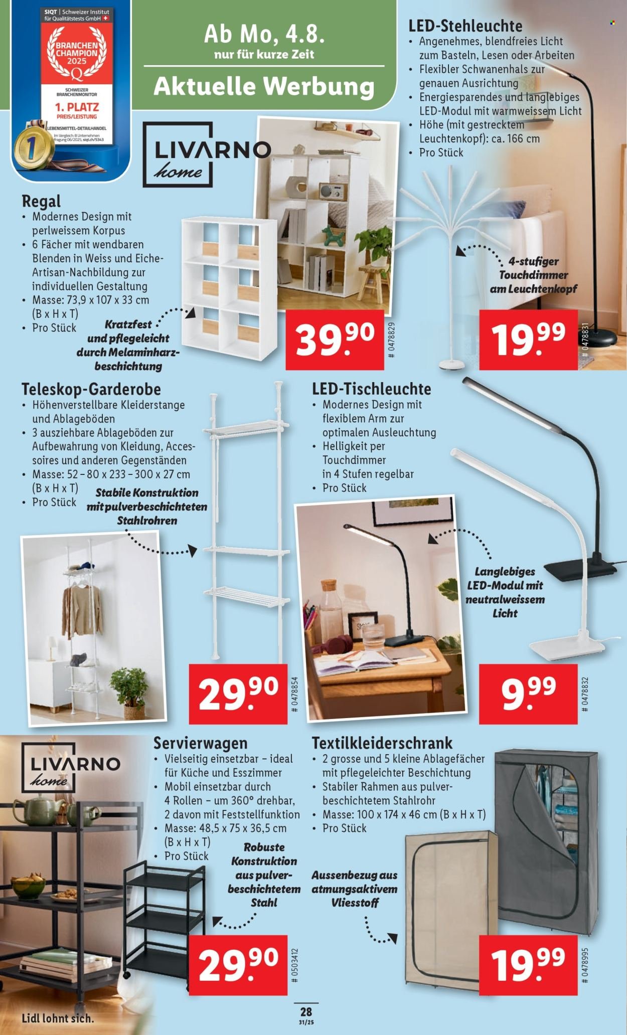 LIDL Prospekt - KW 31 (2025-07-31 - 2025-08-06)