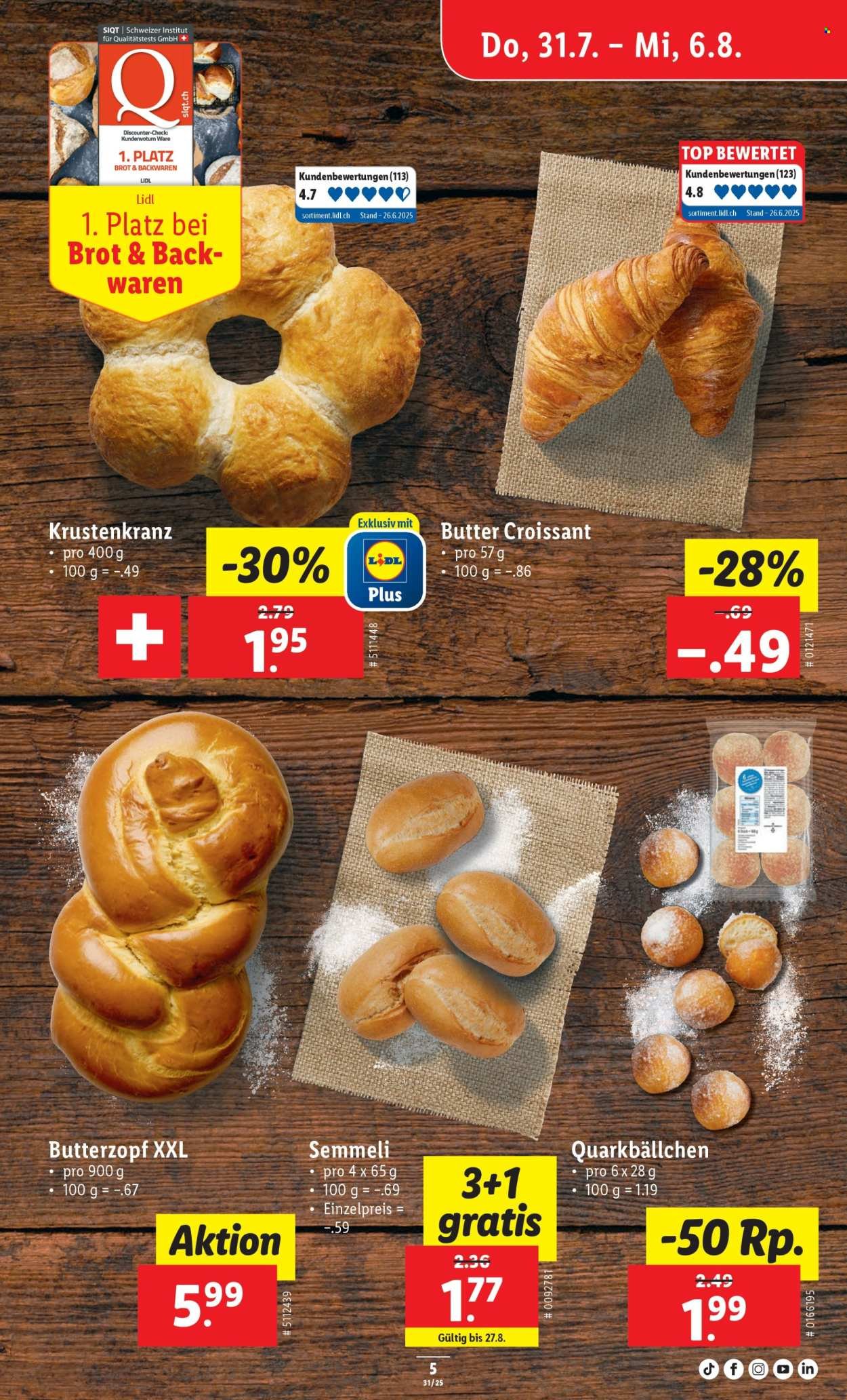 LIDL Prospekt - KW 31 (2025-07-31 - 2025-08-06)