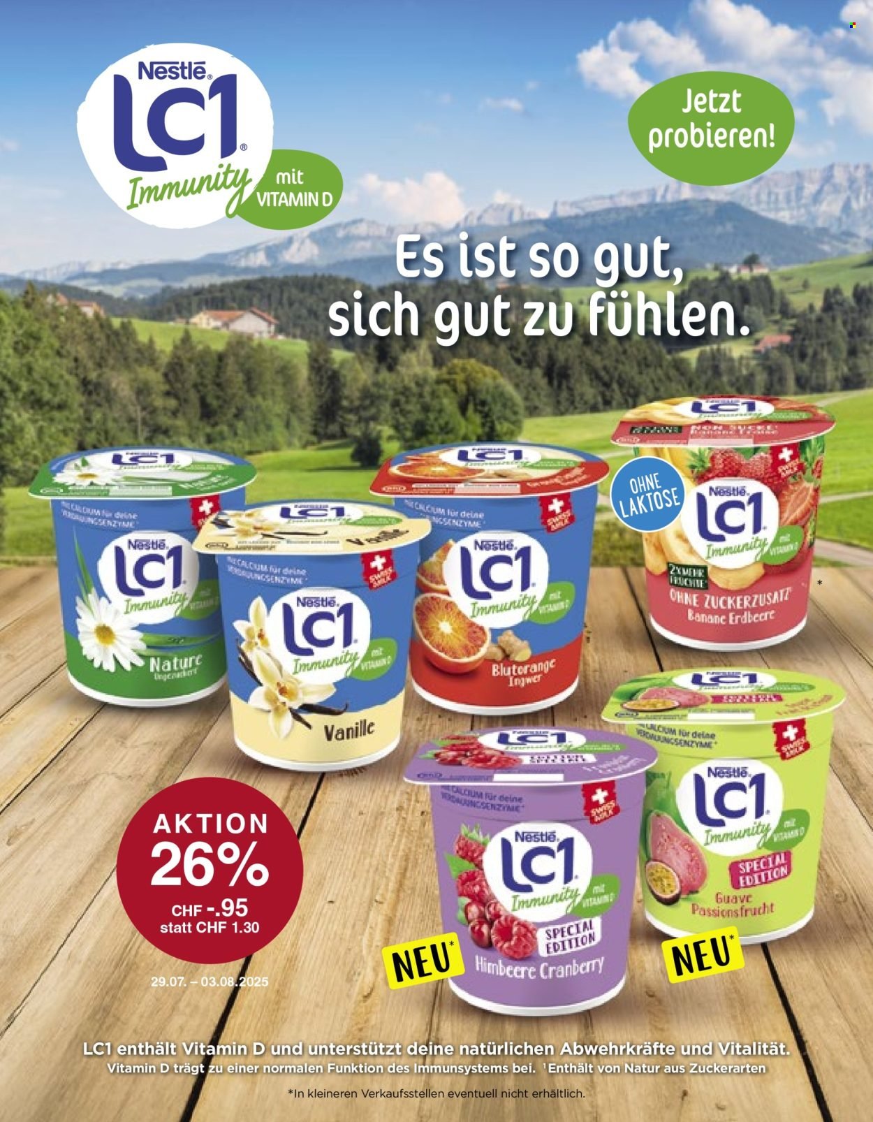 VOLG Prospekt - Vom 1.8.2025 (2025-08-01 - 2025-08-31)