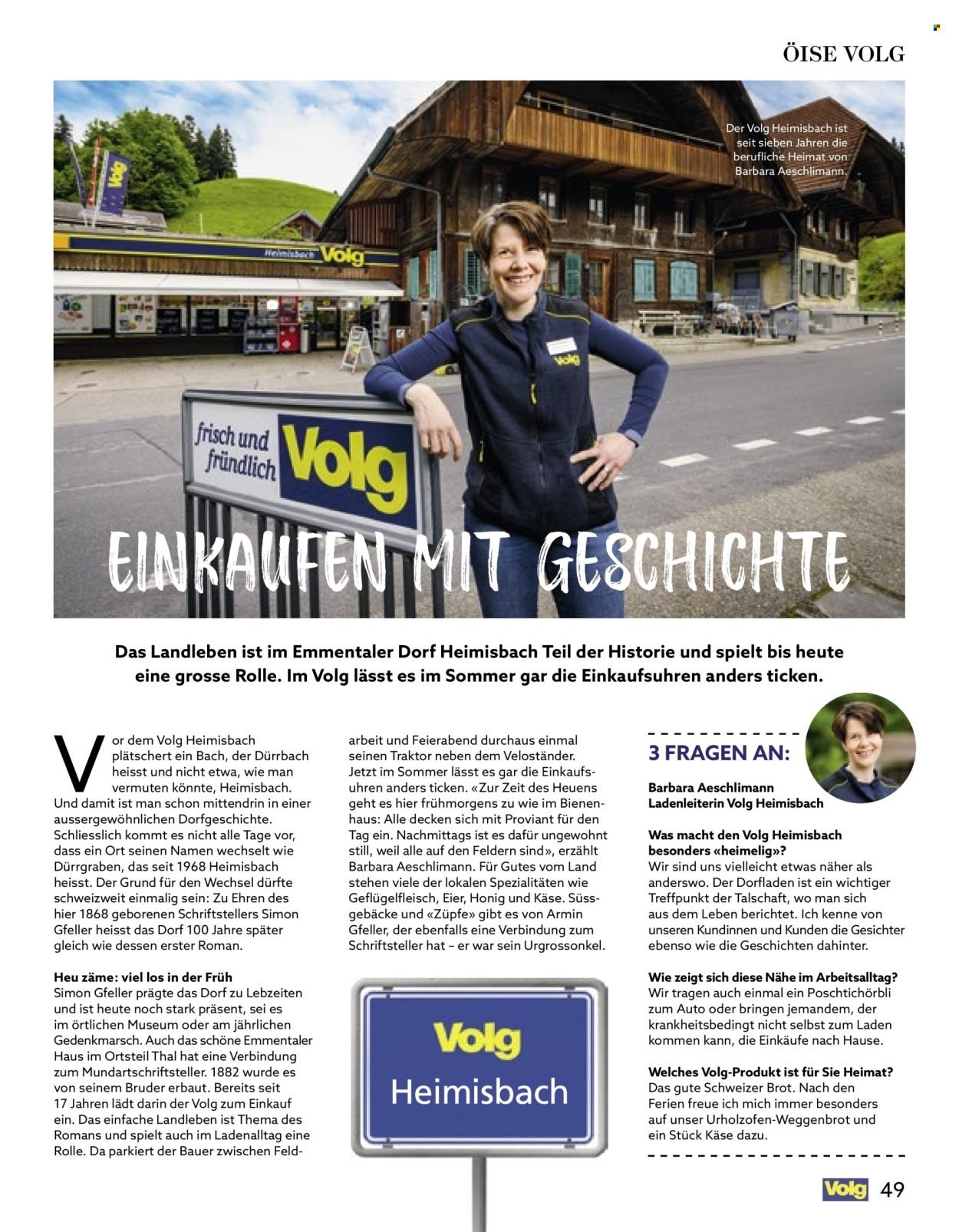 VOLG Prospekt - Vom 1.8.2025 (2025-08-01 - 2025-08-31)