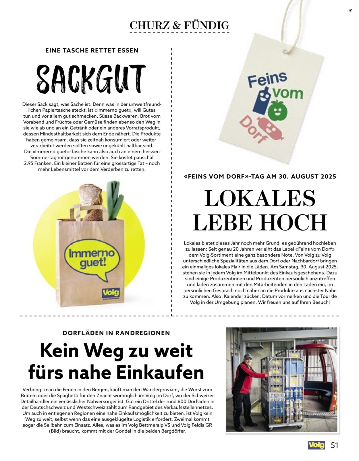VOLG Prospekt - Vom 1.8.2025 (2025-08-01 - 2025-08-31)