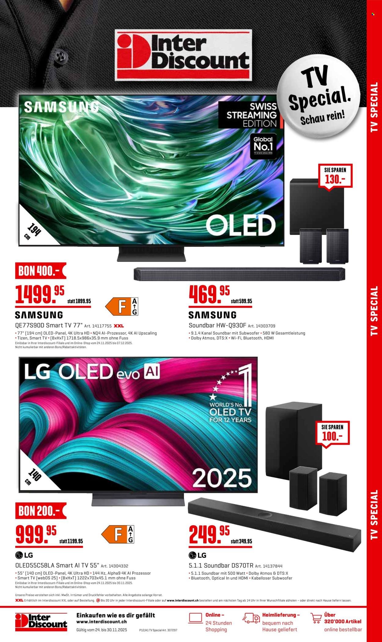 INTERDISCOUNT Prospekt - Vom 24.11.2025 (2025-11-24 - 2025-11-30) | 1