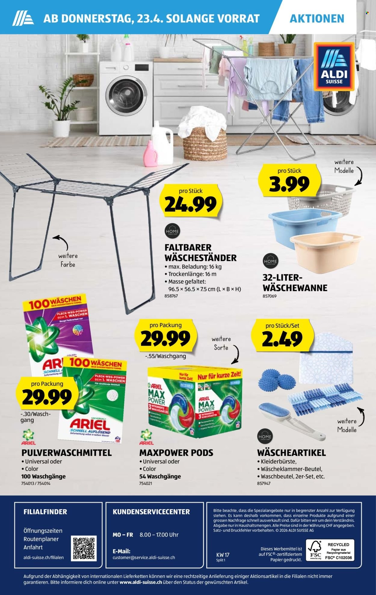 ALDI Prospekt - Vom 23.4.2026 (2026-04-23 - 2026-04-29)