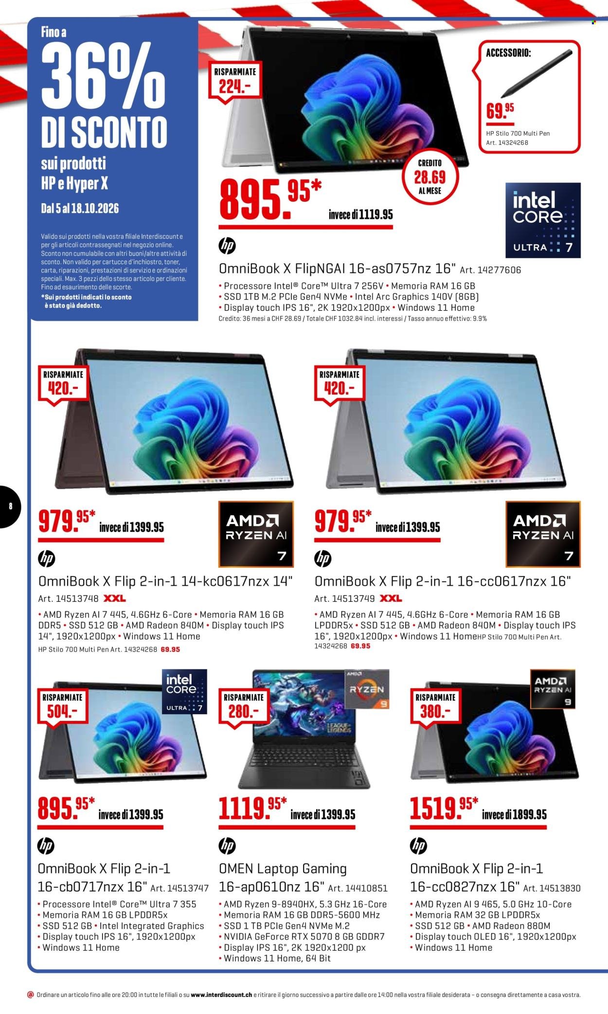 INTERDISCOUNT Prospekt - Vom 5.10.2026