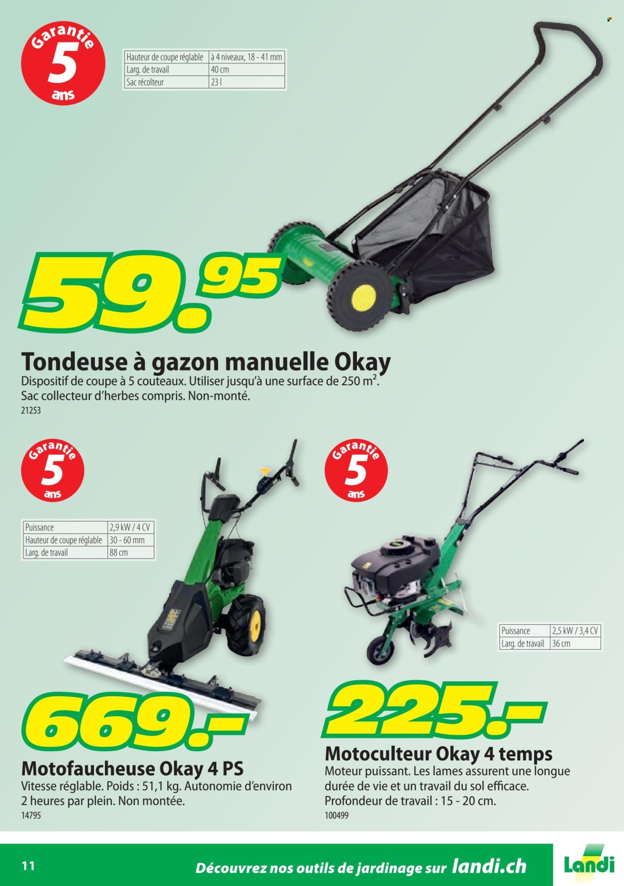 LANDI Prospekt - Outils de jardin