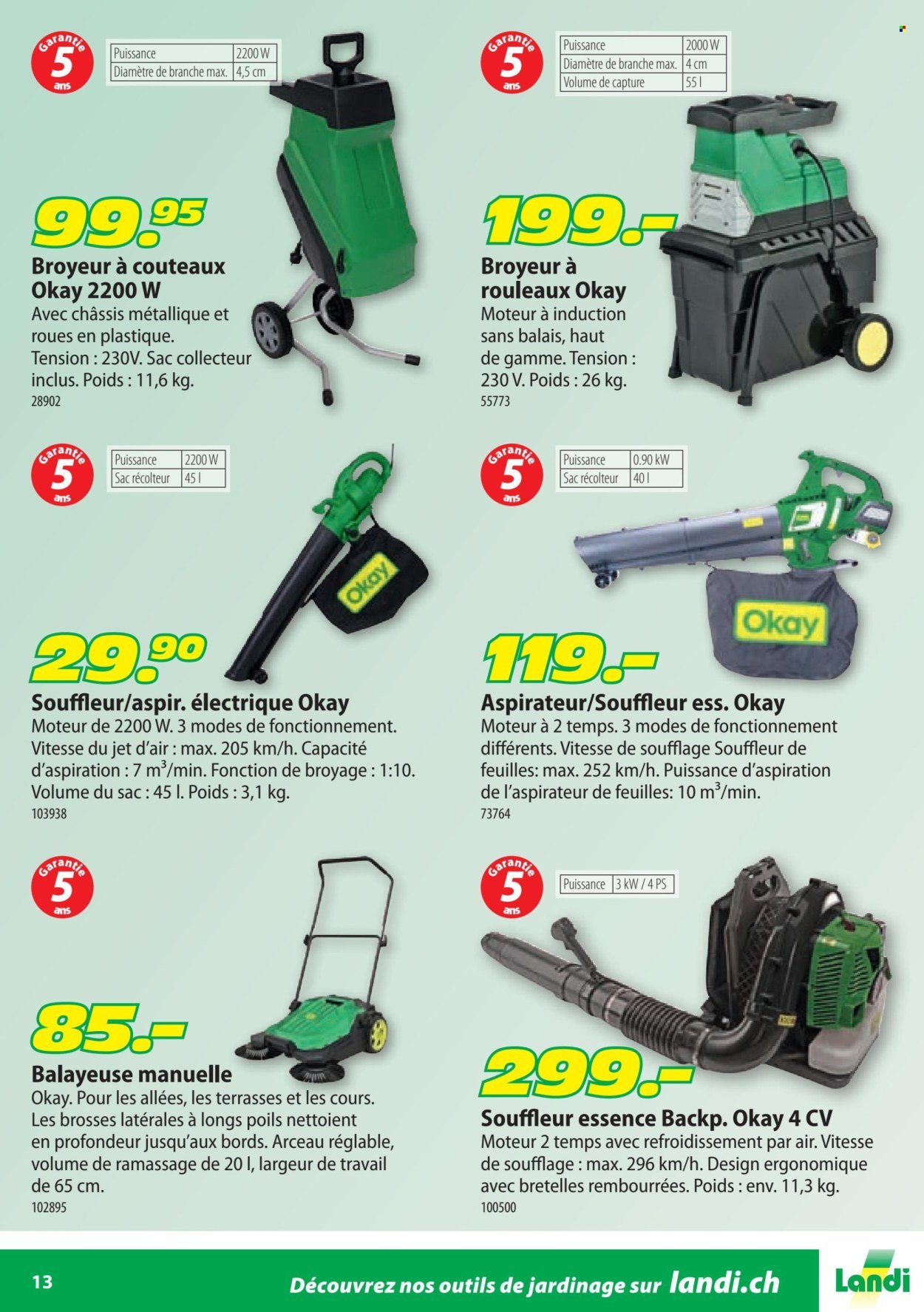 LANDI Prospekt - Outils de jardin