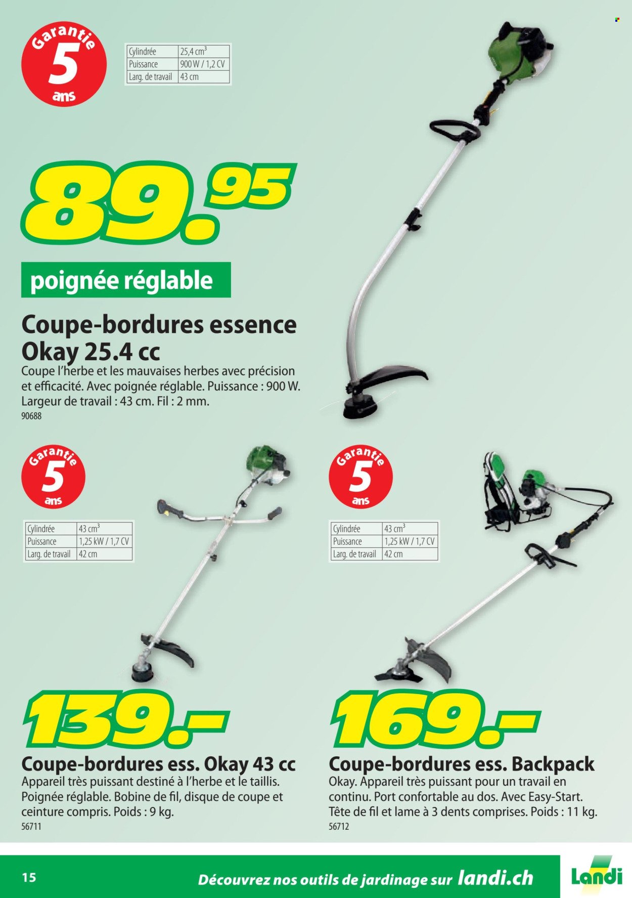 LANDI Prospekt - Outils de jardin