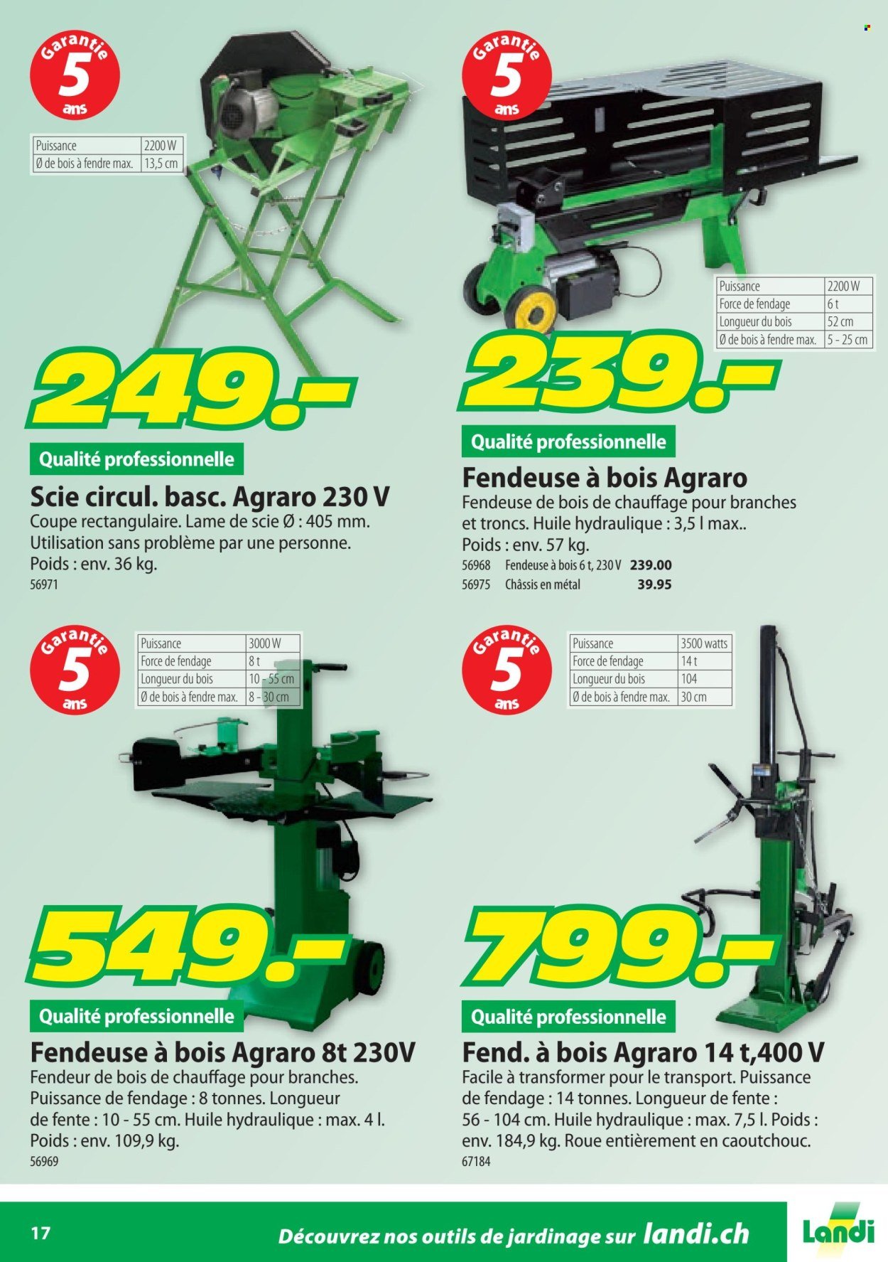 LANDI Prospekt - Outils de jardin