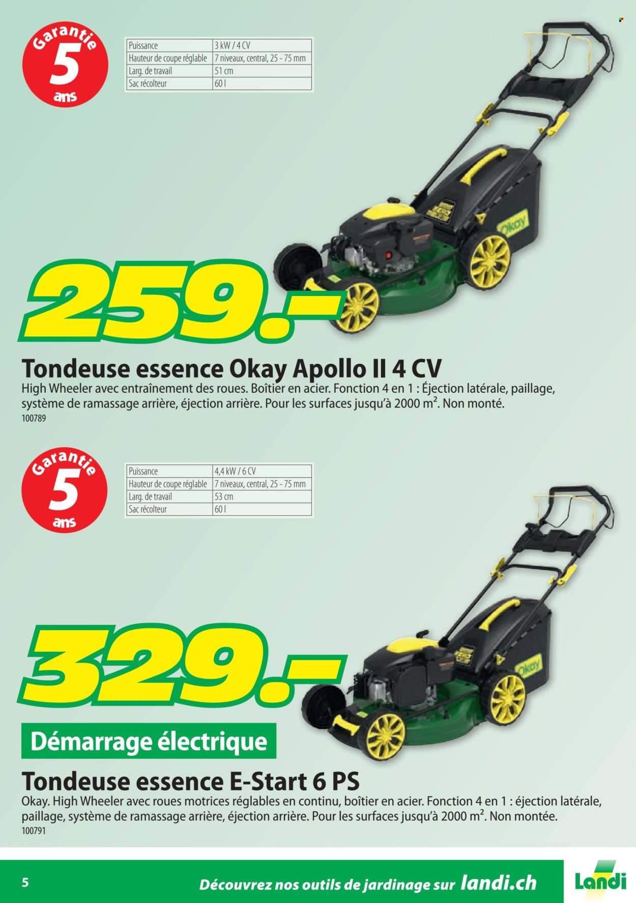 LANDI Prospekt - Outils de jardin