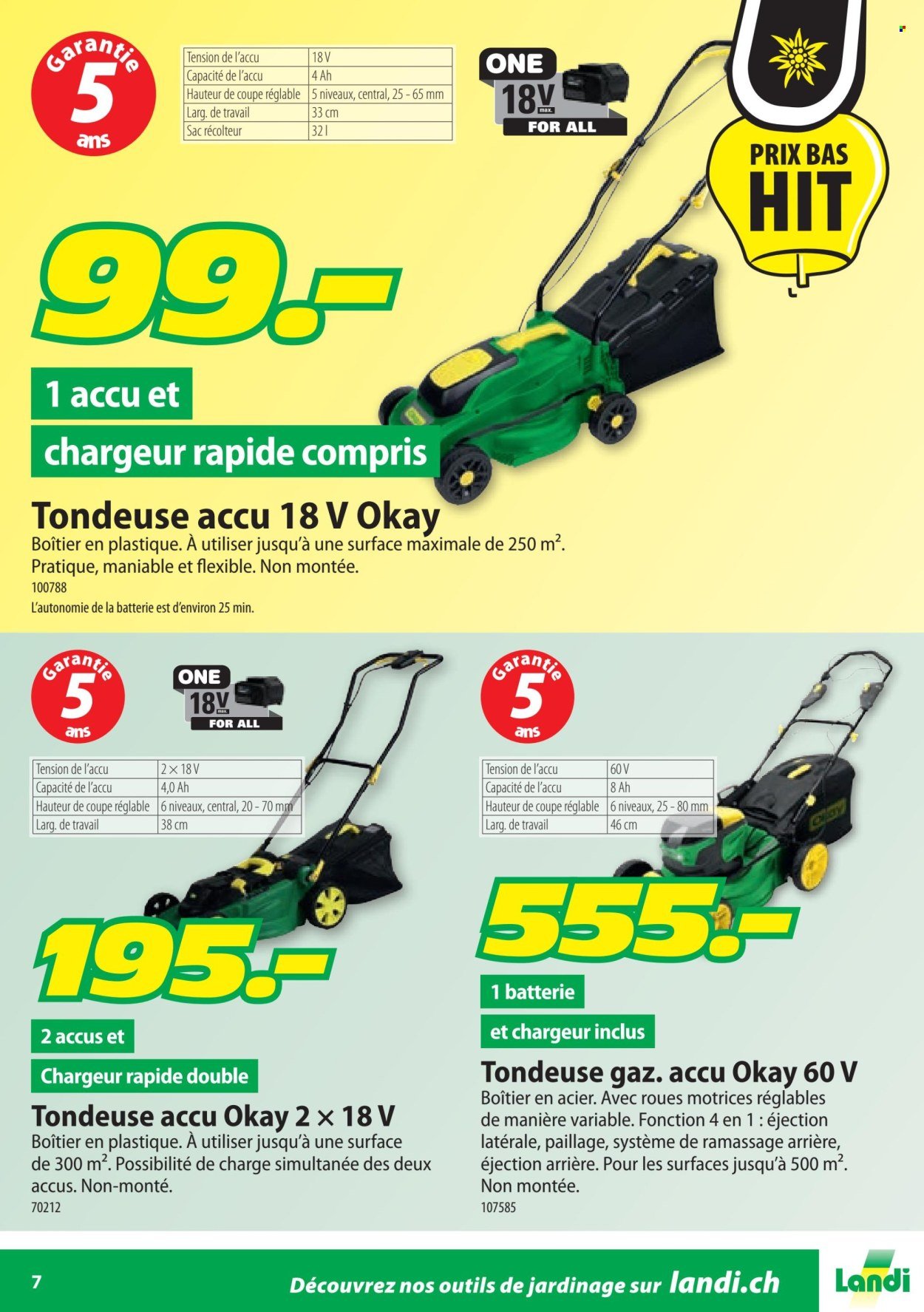 LANDI Prospekt - Outils de jardin