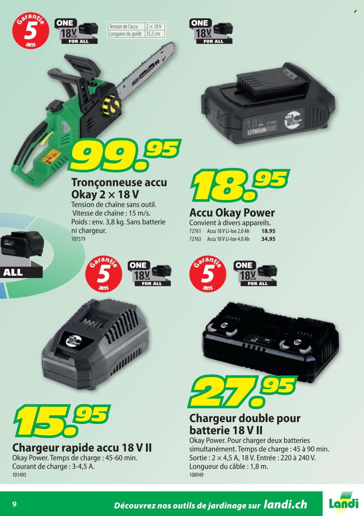 LANDI Prospekt - Outils de jardin