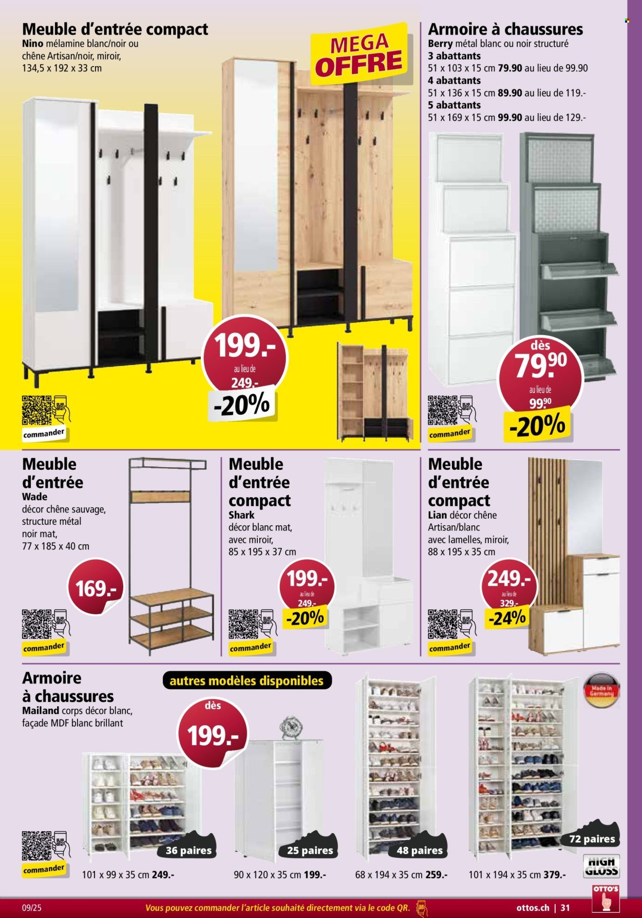 OTTO'S Prospekt - CATALOGUE DE MEUBLES (2025-08-31)