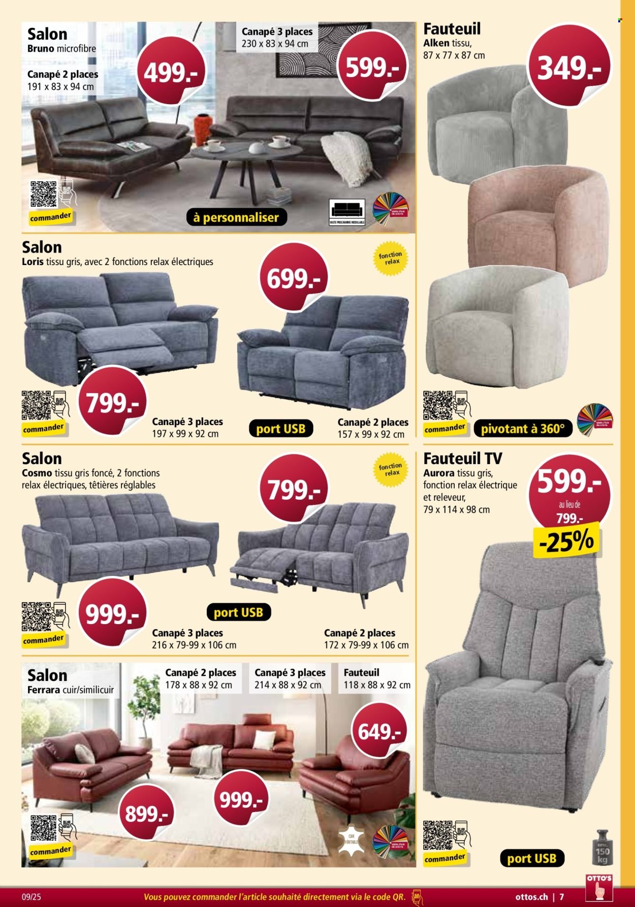 OTTO'S Prospekt - CATALOGUE DE MEUBLES (2025-08-31)
