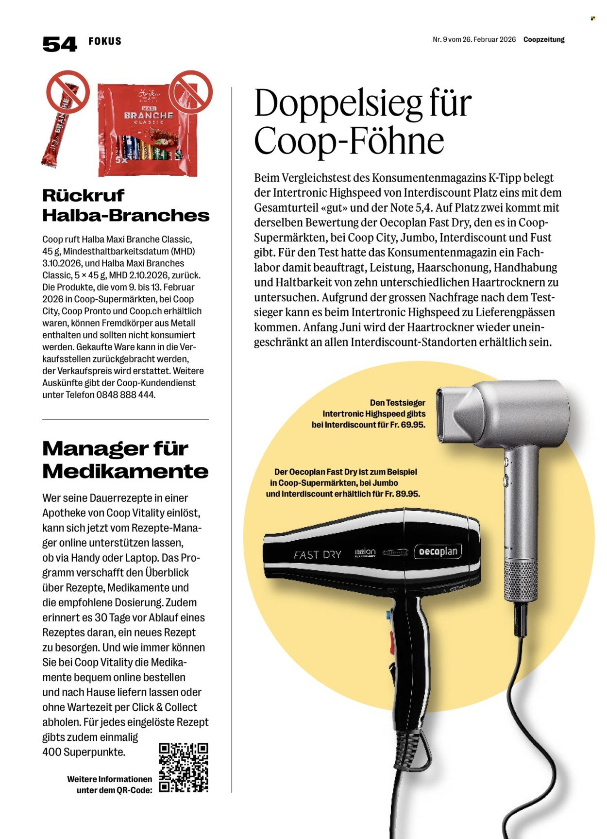COOP Prospekt - COOPZEITUNG (2026-02-26 - 2026-03-04) | 54