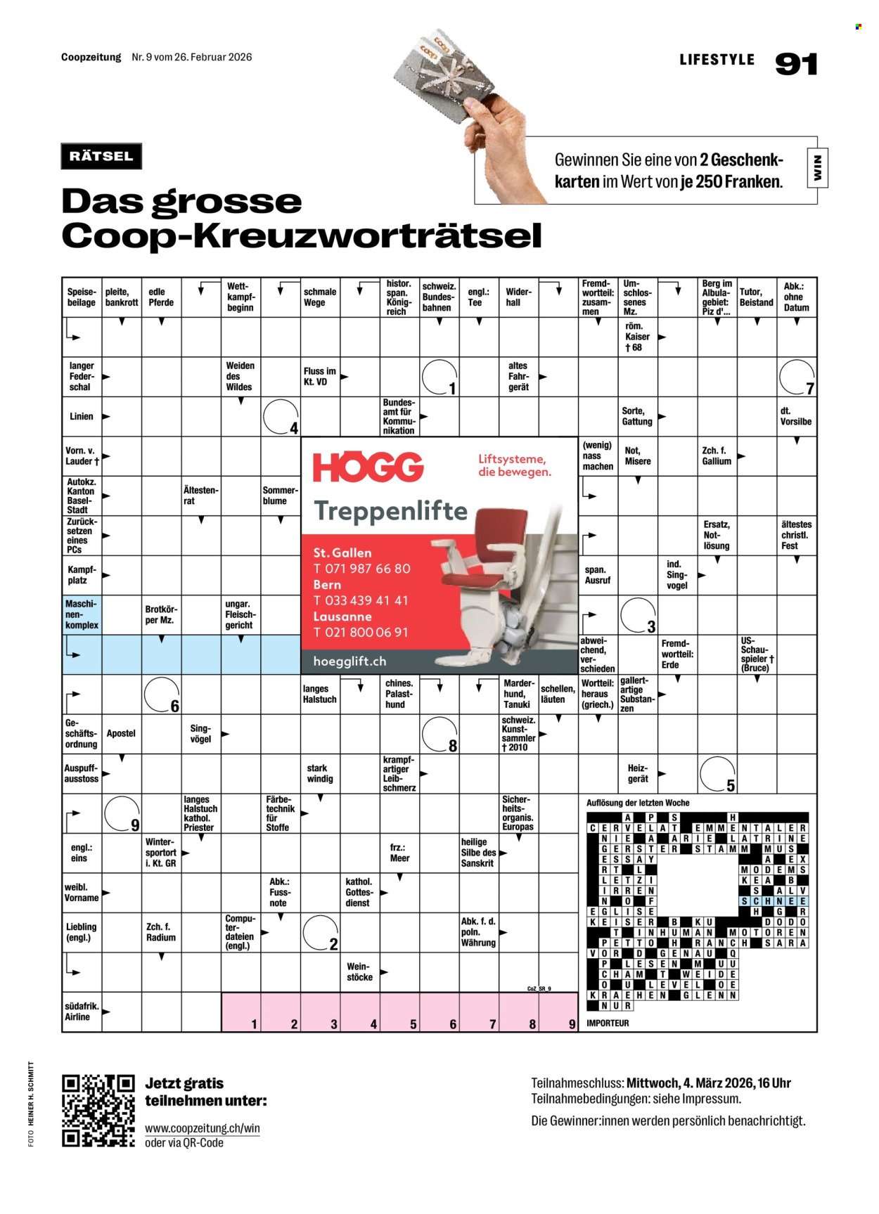 COOP Prospekt - COOPZEITUNG (2026-02-26 - 2026-03-04) | 91