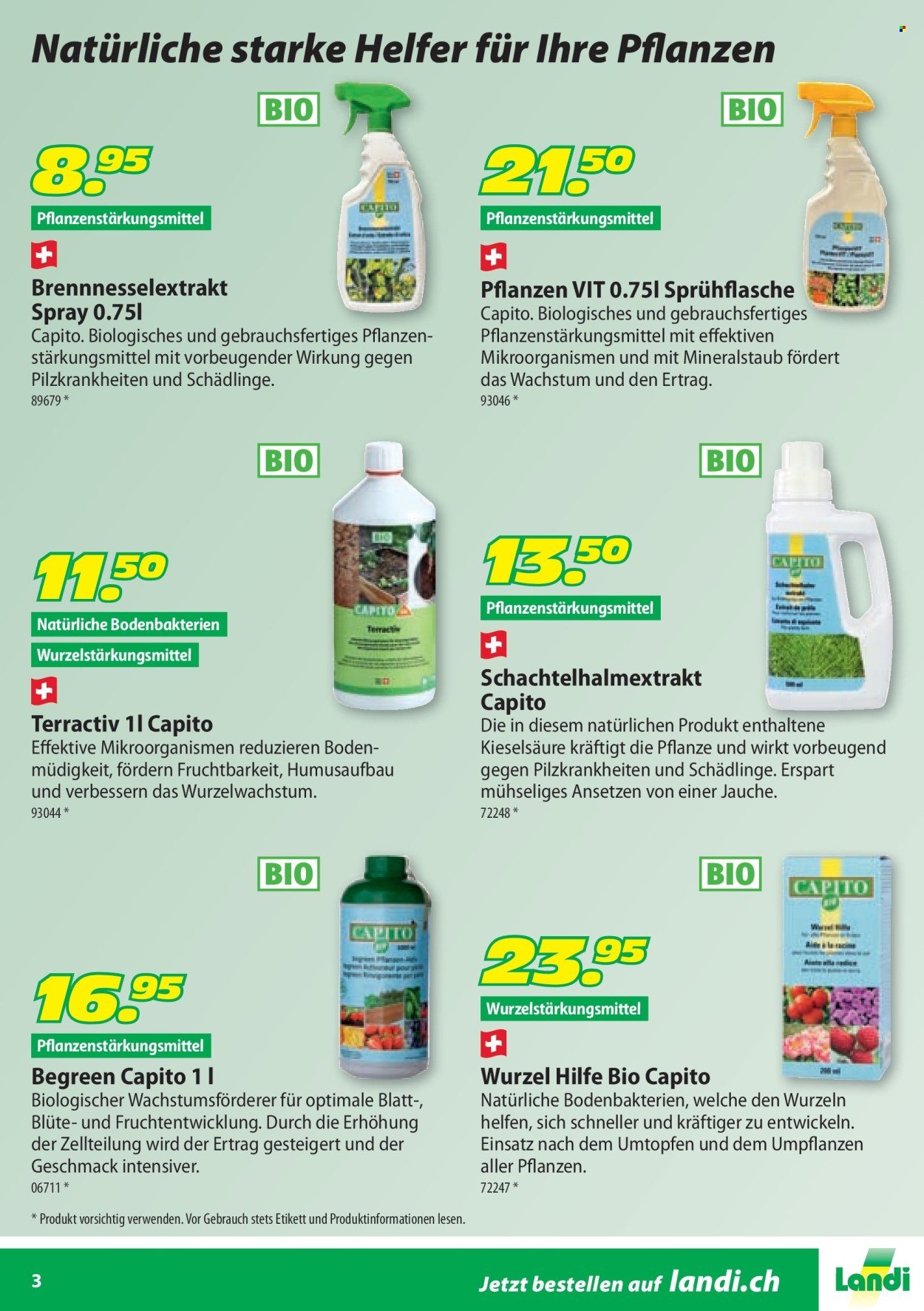 LANDI Prospekt - Pflanzenschutz und Dünger