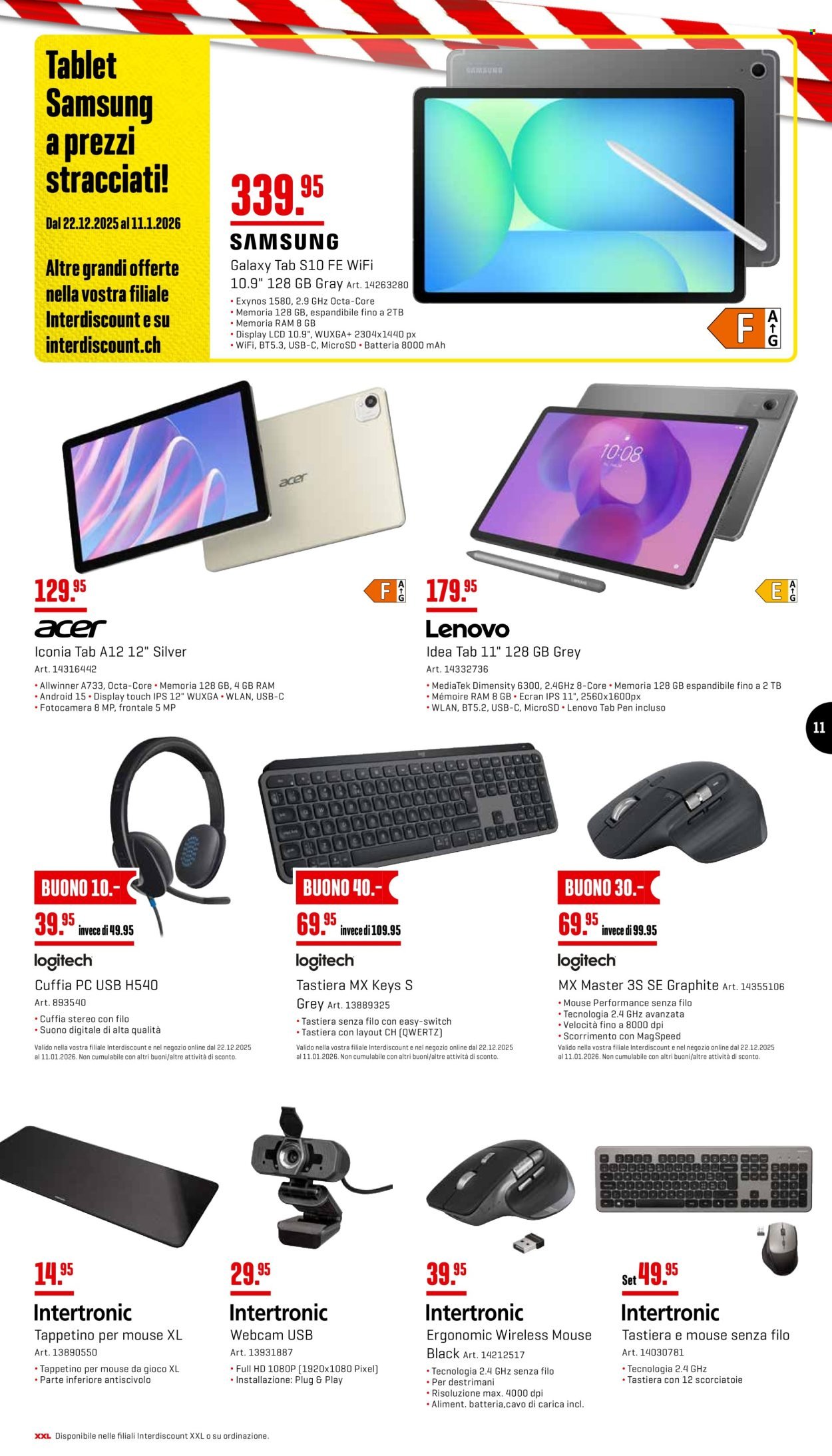 INTERDISCOUNT Prospekt - Prospetto (2025-12-22 - 2026-01-11)