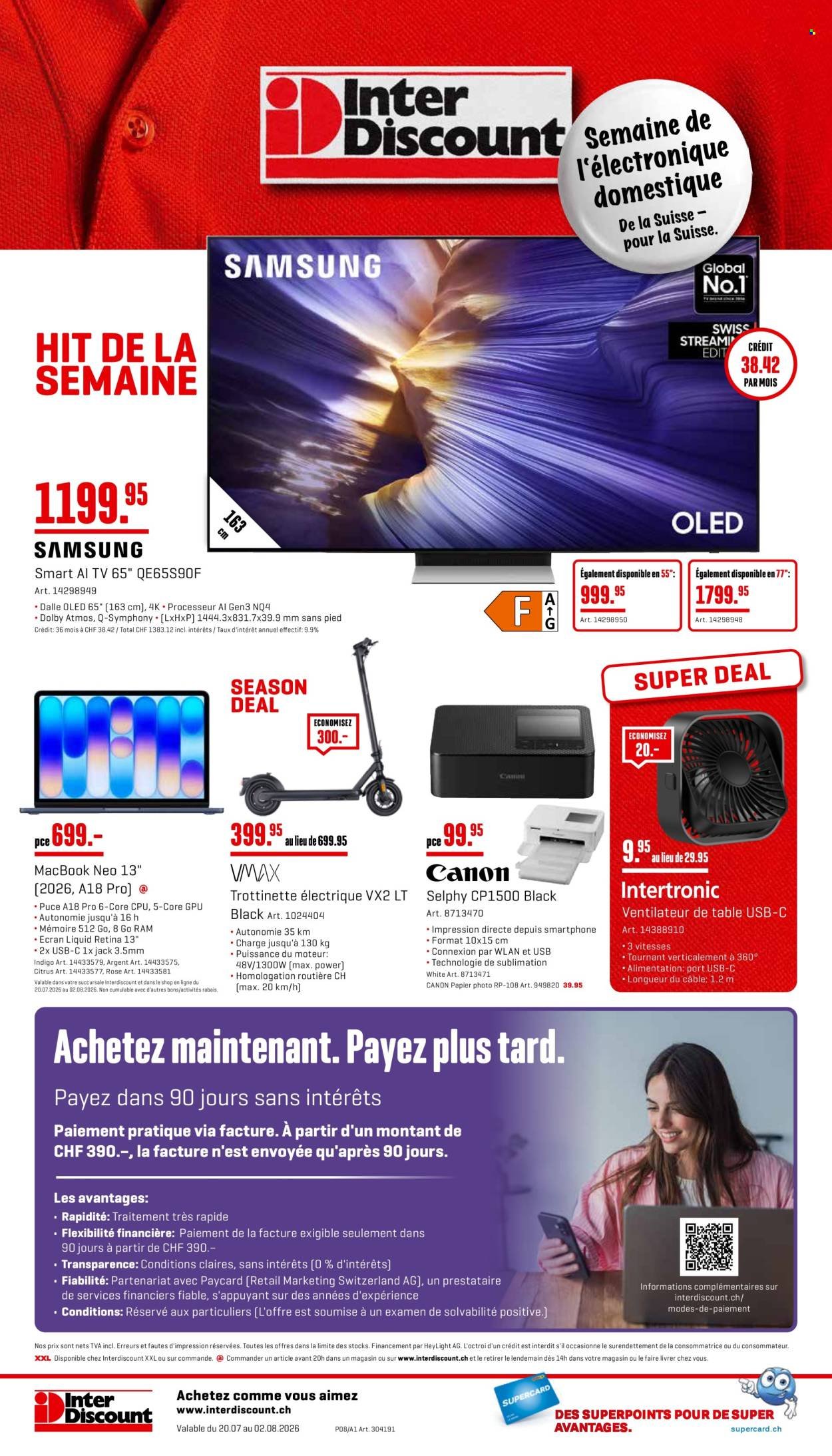 INTERDISCOUNT Prospekt - Vom 20.7.2026