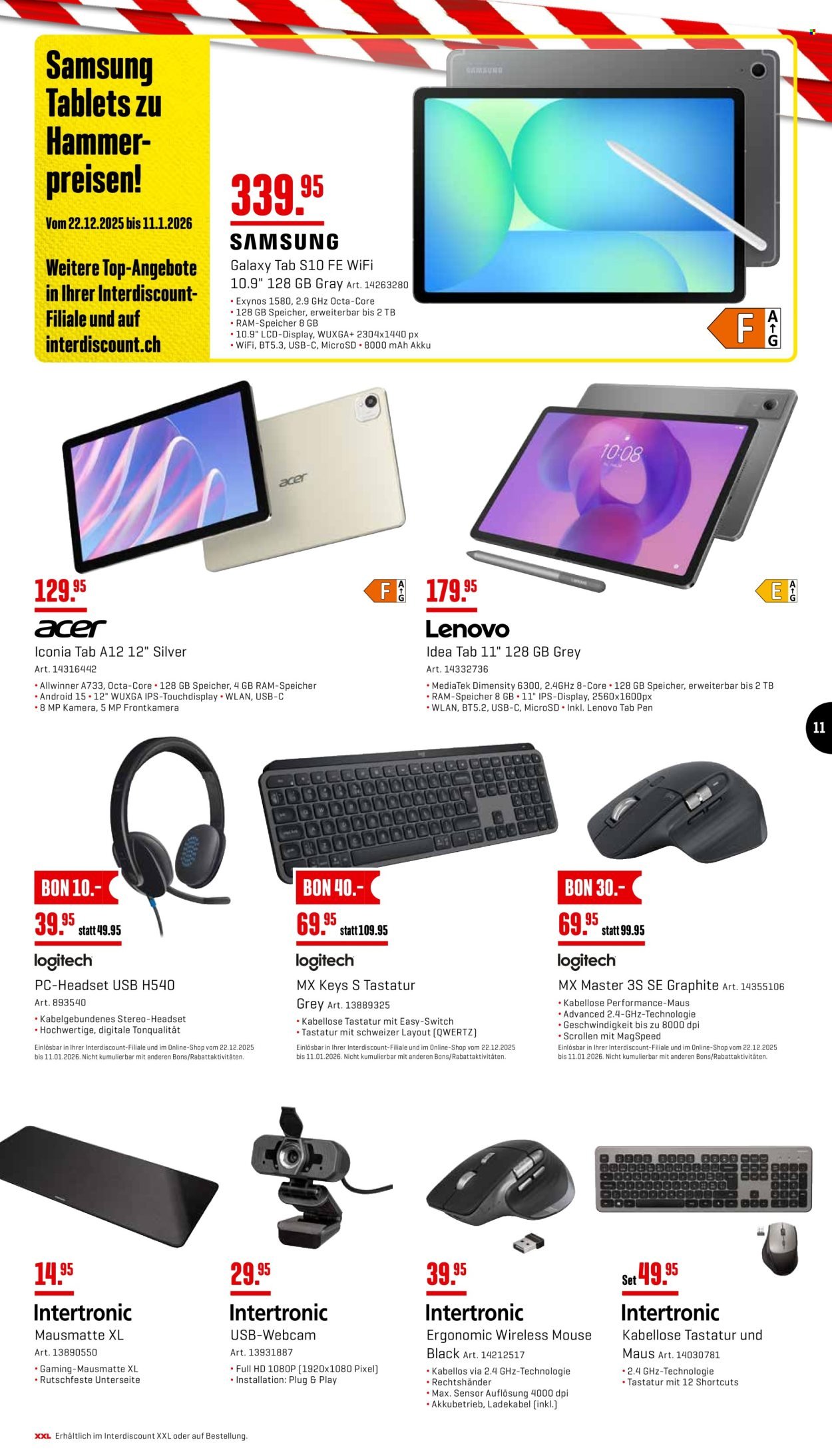 INTERDISCOUNT Prospekt - Prospekt (2025-12-22 - 2026-01-11)