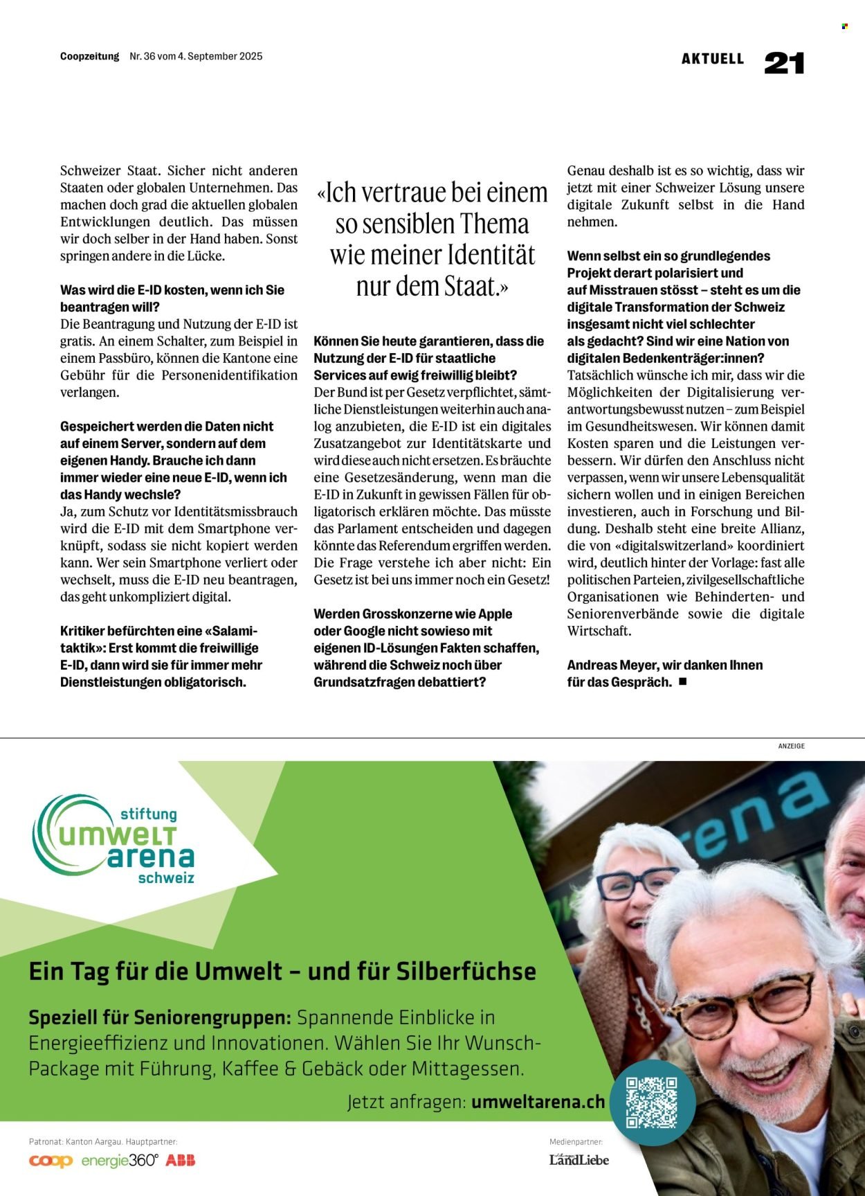 COOP Prospekt - COOPZEITUNG (2025-09-04 - 2025-09-10)