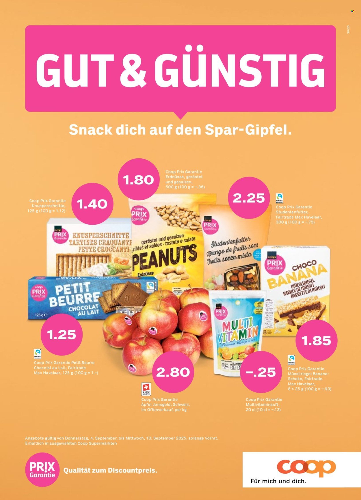 COOP Prospekt - COOPZEITUNG (2025-09-04 - 2025-09-10)