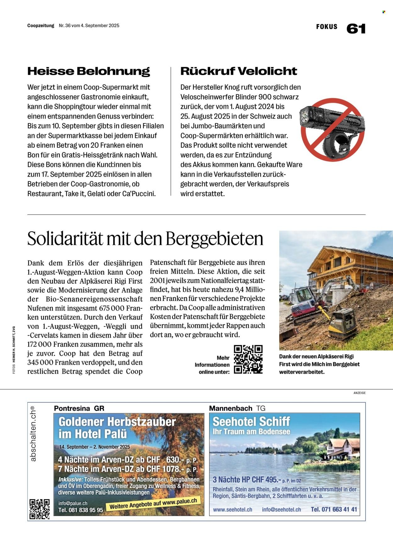 COOP Prospekt - COOPZEITUNG (2025-09-04 - 2025-09-10)