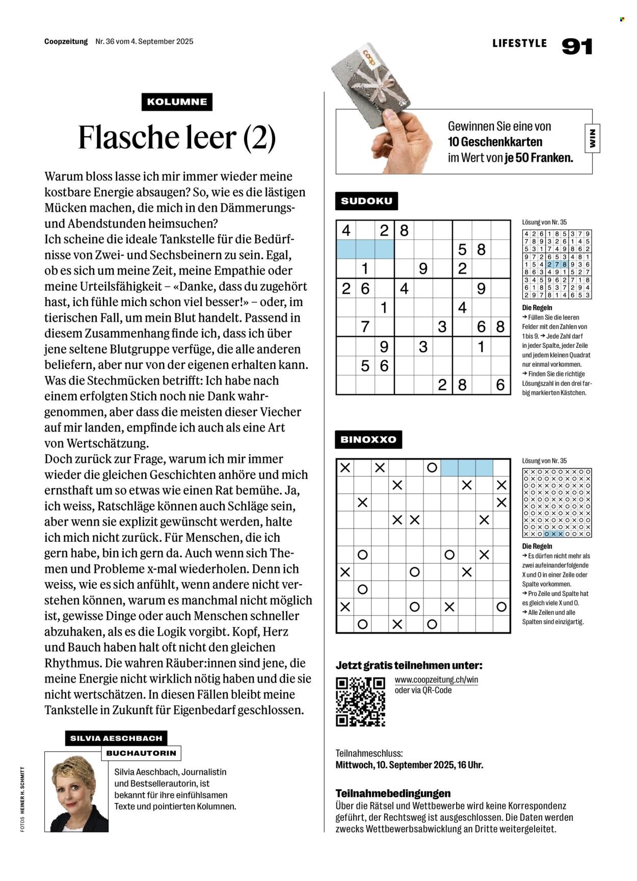 COOP Prospekt - COOPZEITUNG (2025-09-04 - 2025-09-10)