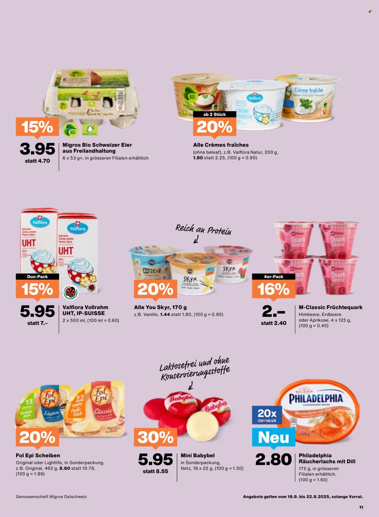 MIGROS Prospekt - Vom 16.9.2025 (2025-09-16 - 2025-09-22)