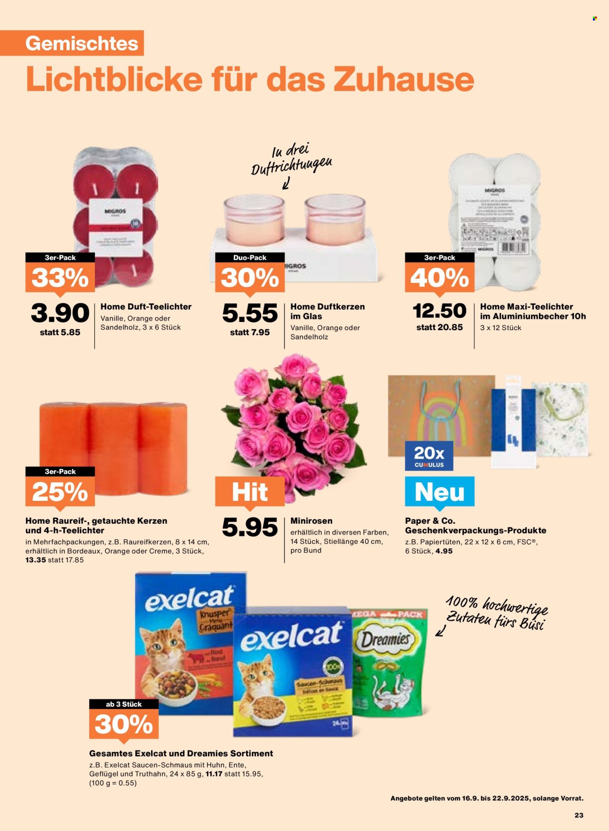 MIGROS Prospekt - Vom 16.9.2025 (2025-09-16 - 2025-09-22)