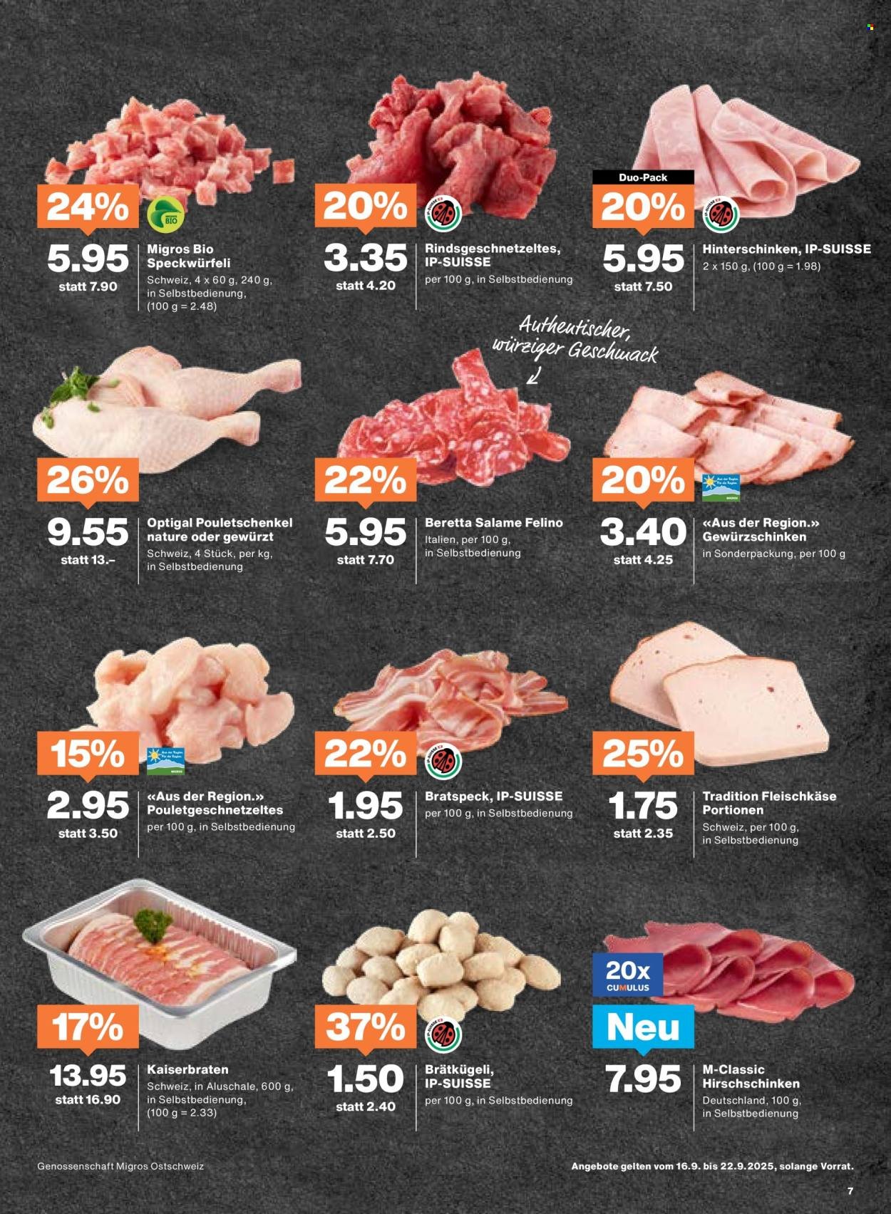 MIGROS Prospekt - Vom 16.9.2025 (2025-09-16 - 2025-09-22)