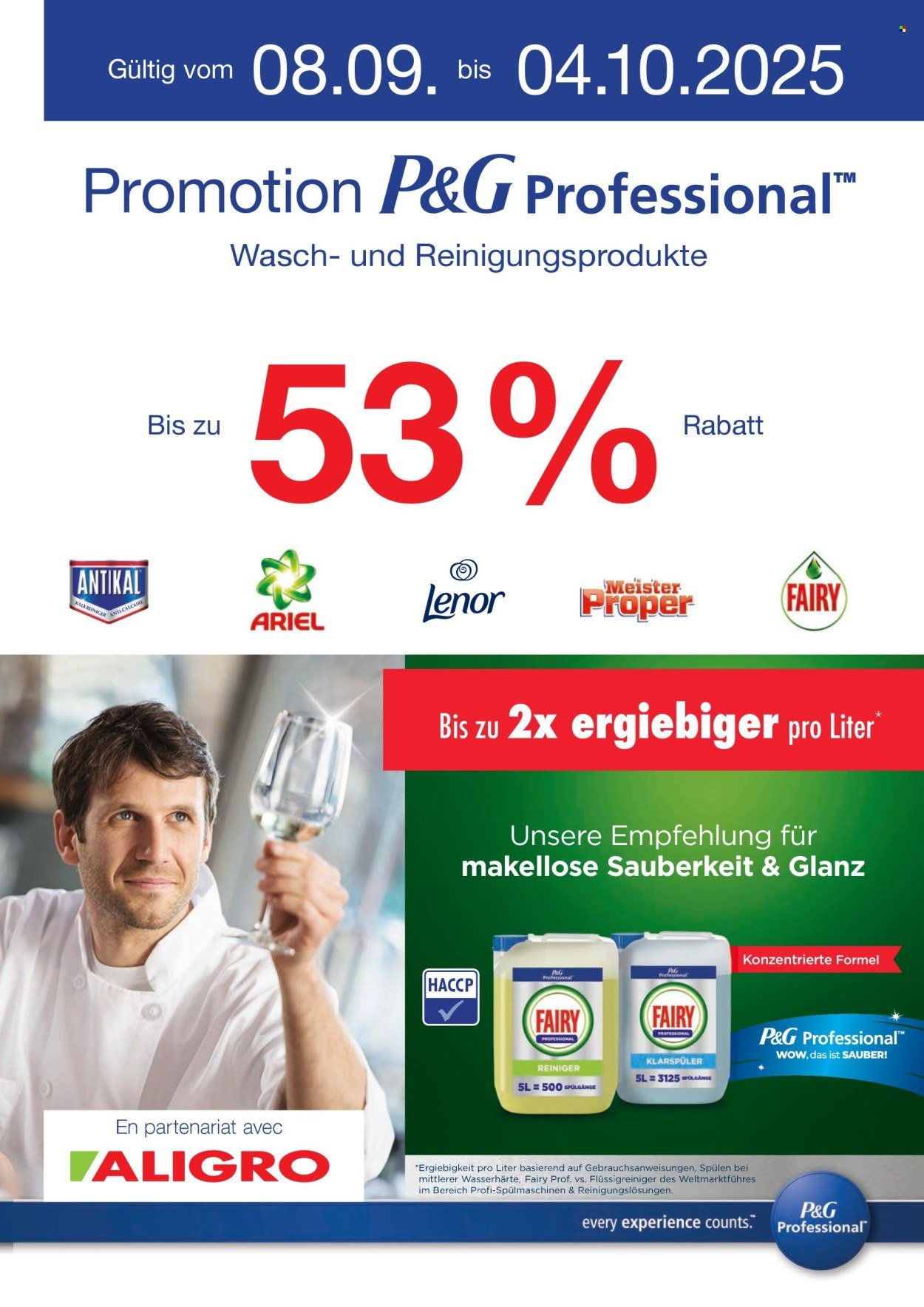 ALIGRO Prospekt - Procter & Gamble Angebot (2025-09-08 - 2025-10-04) | 1