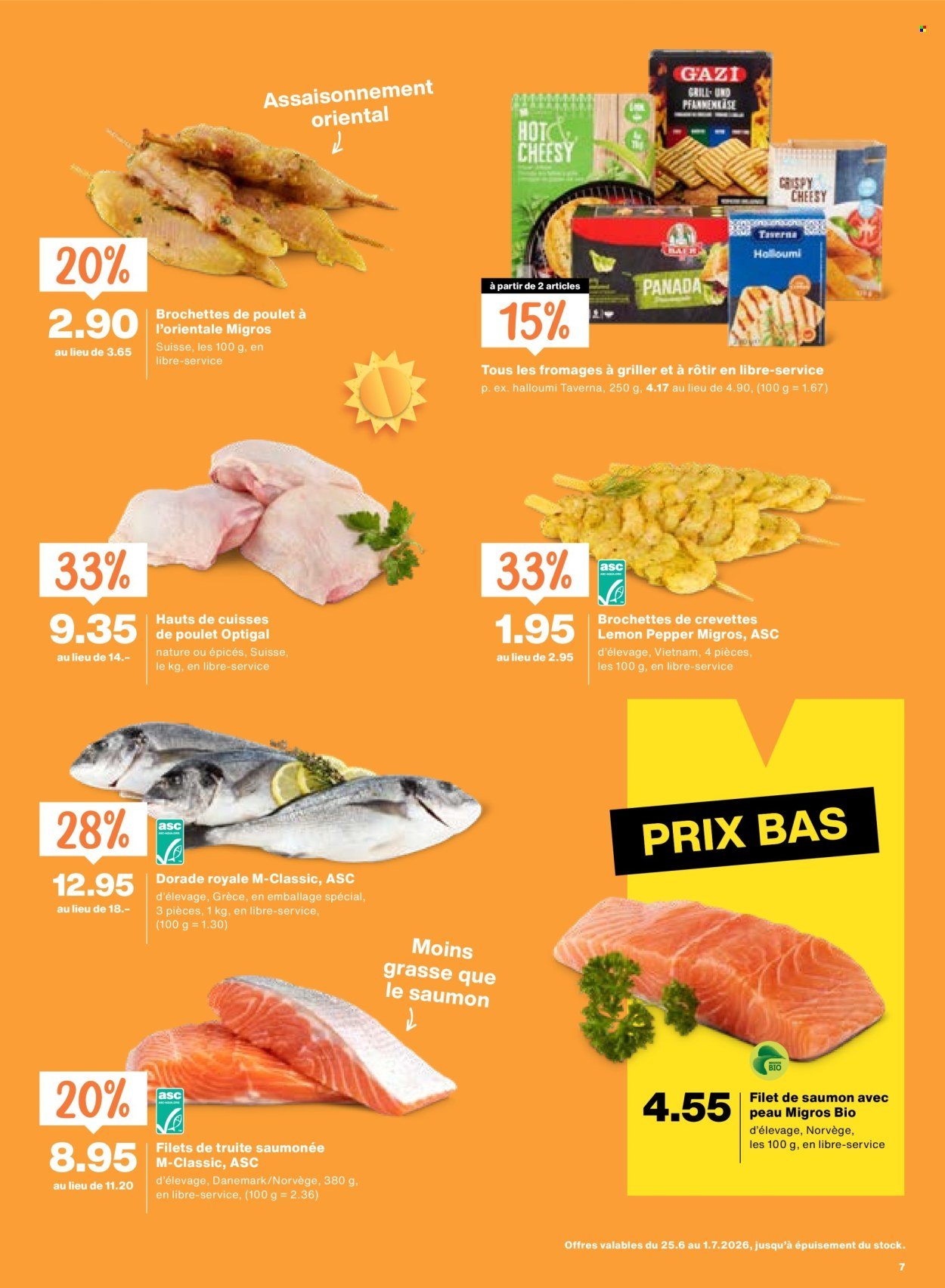 MIGROS Prospekt - Vom 25.6.2026