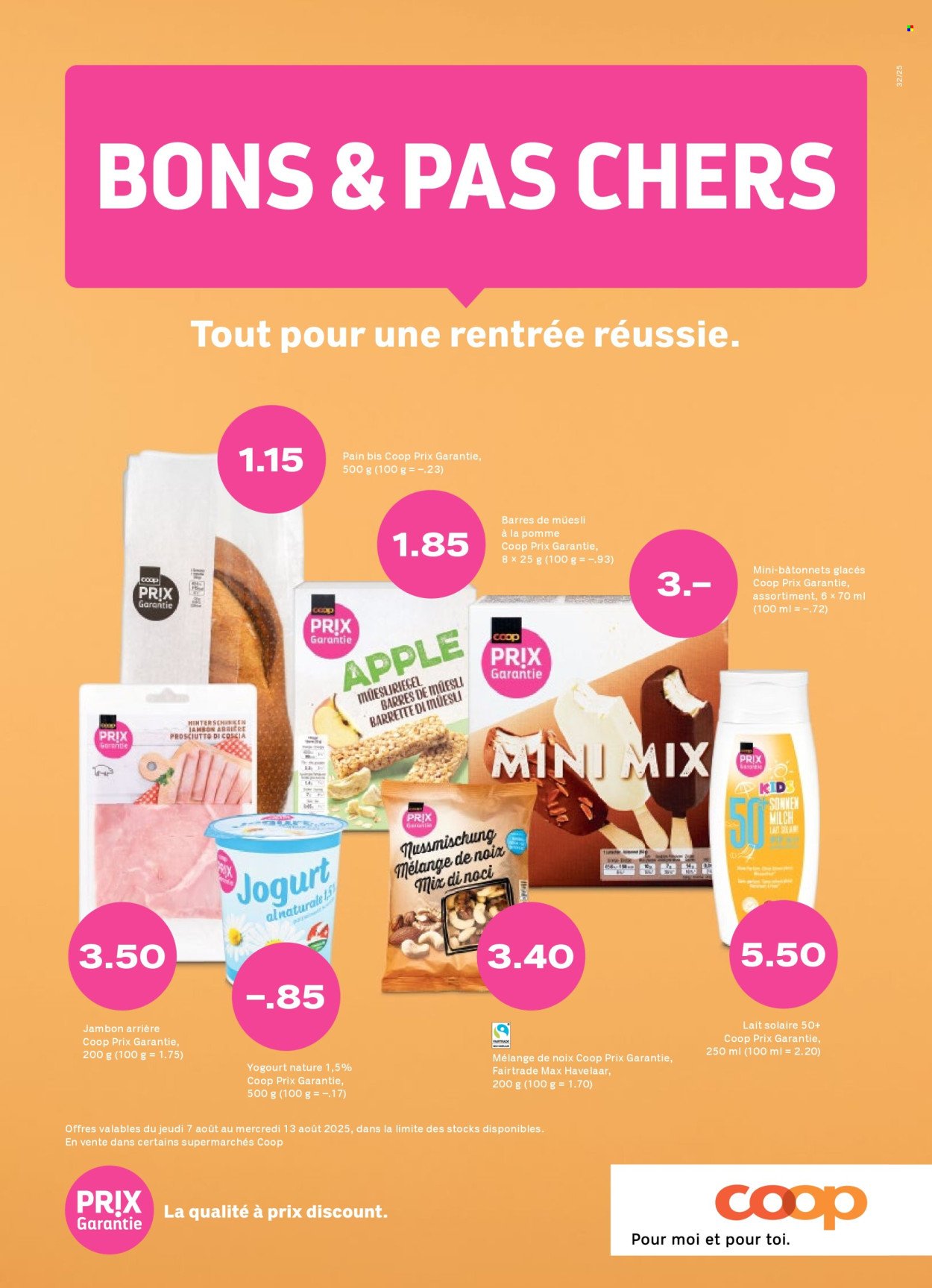 COOP Prospekt - Coopération (2025-08-07 - 2025-08-13)