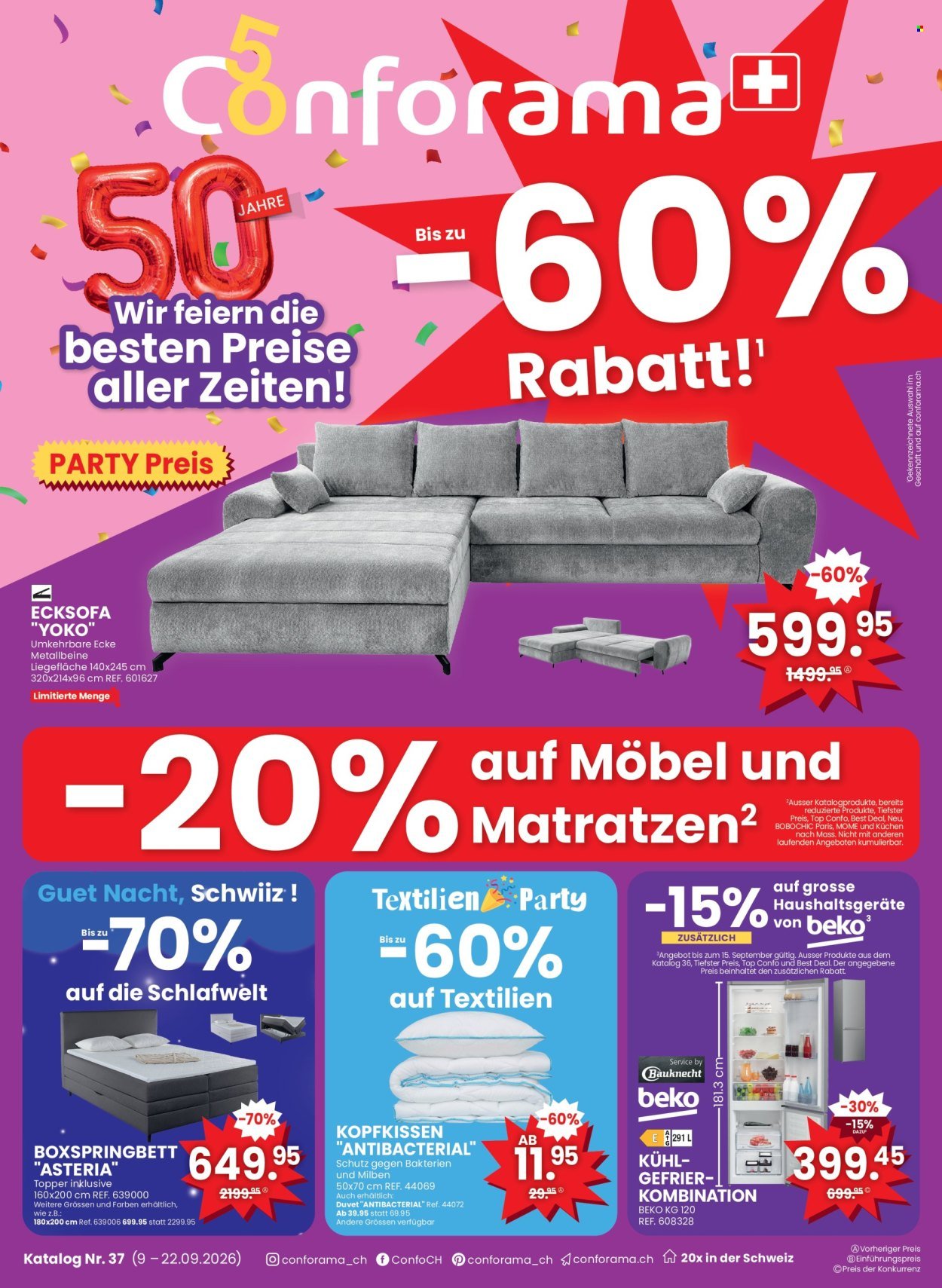 CONFORAMA Prospekt - Katalog Nr. 37