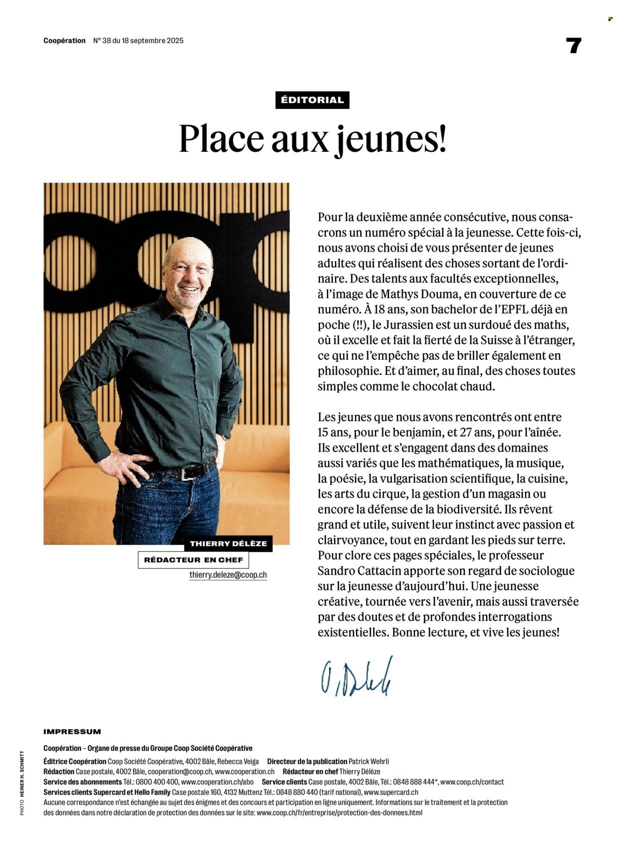 COOP Prospekt - COOPÉRATION (2025-09-18 - 2025-09-24)