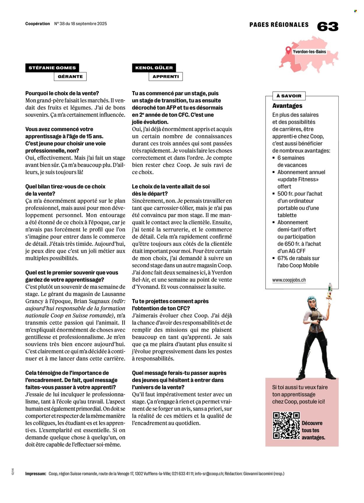 COOP Prospekt - COOPÉRATION (2025-09-18 - 2025-09-24)