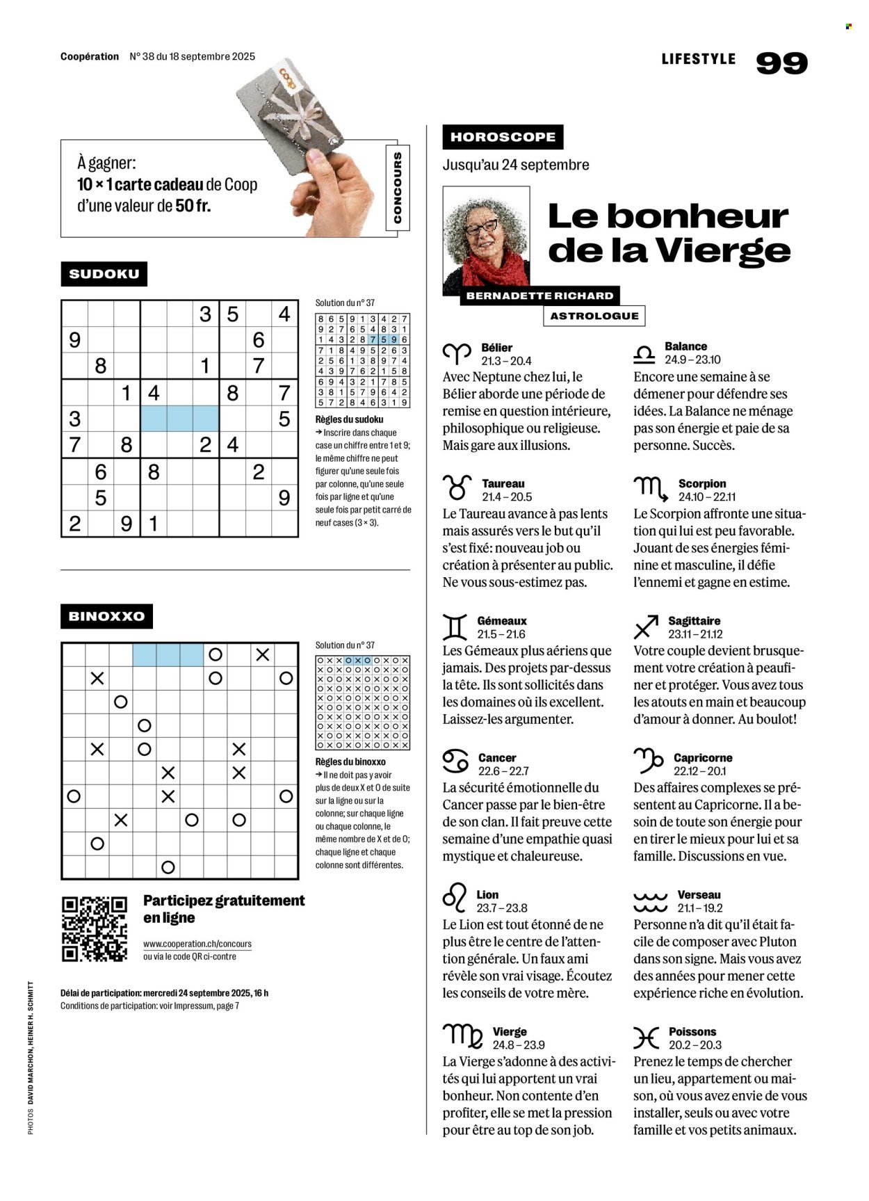 COOP Prospekt - COOPÉRATION (2025-09-18 - 2025-09-24)