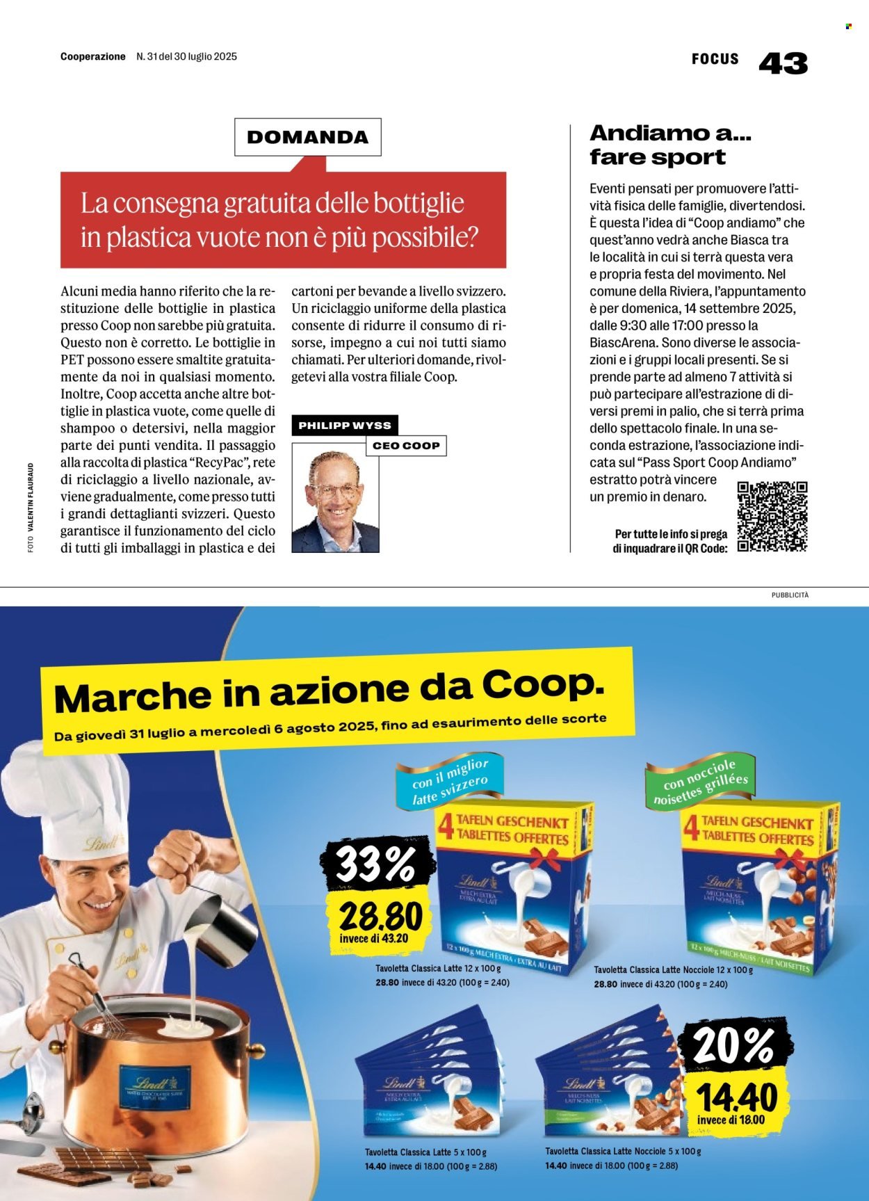 COOP Prospekt - Cooperazione (2025-07-31 - 2025-08-06)