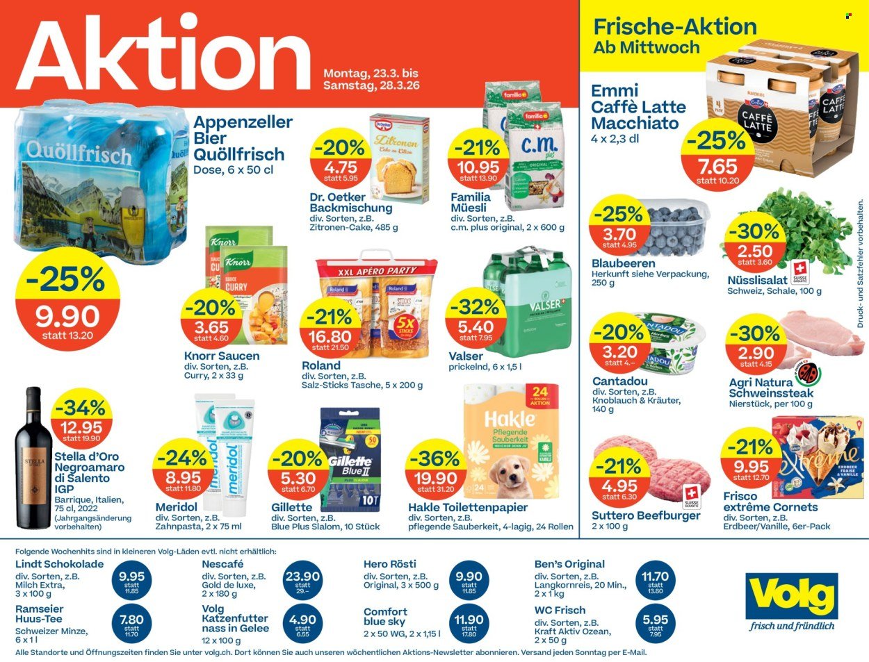 VOLG Prospekt - Vom 23.3.2026 (2026-03-23 - 2026-03-28) | 1