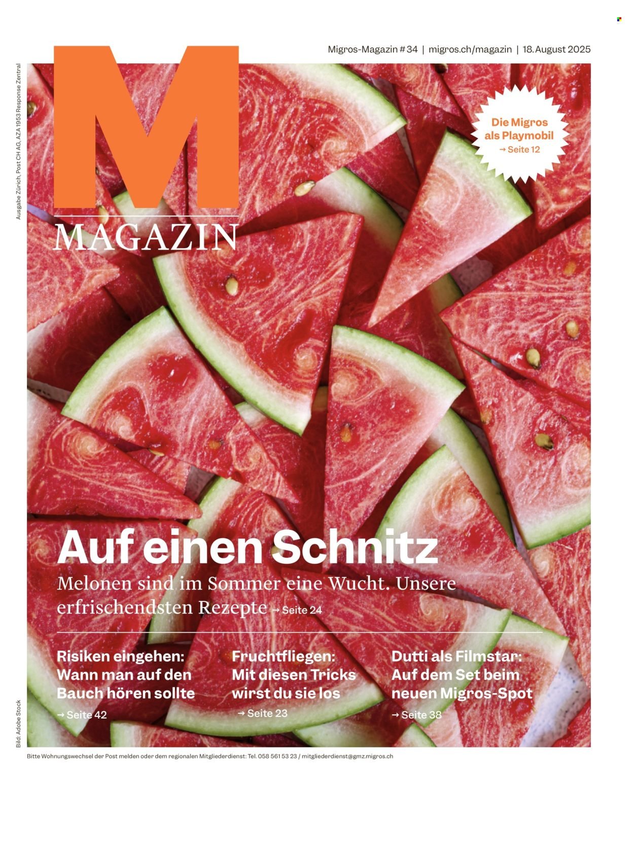 MIGROS Prospekt - Vom 19.8.2025 (2025-08-19 - 2025-08-25) | 1
